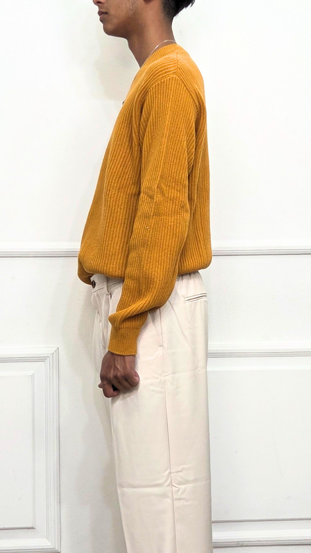 Maglione senape - Solid