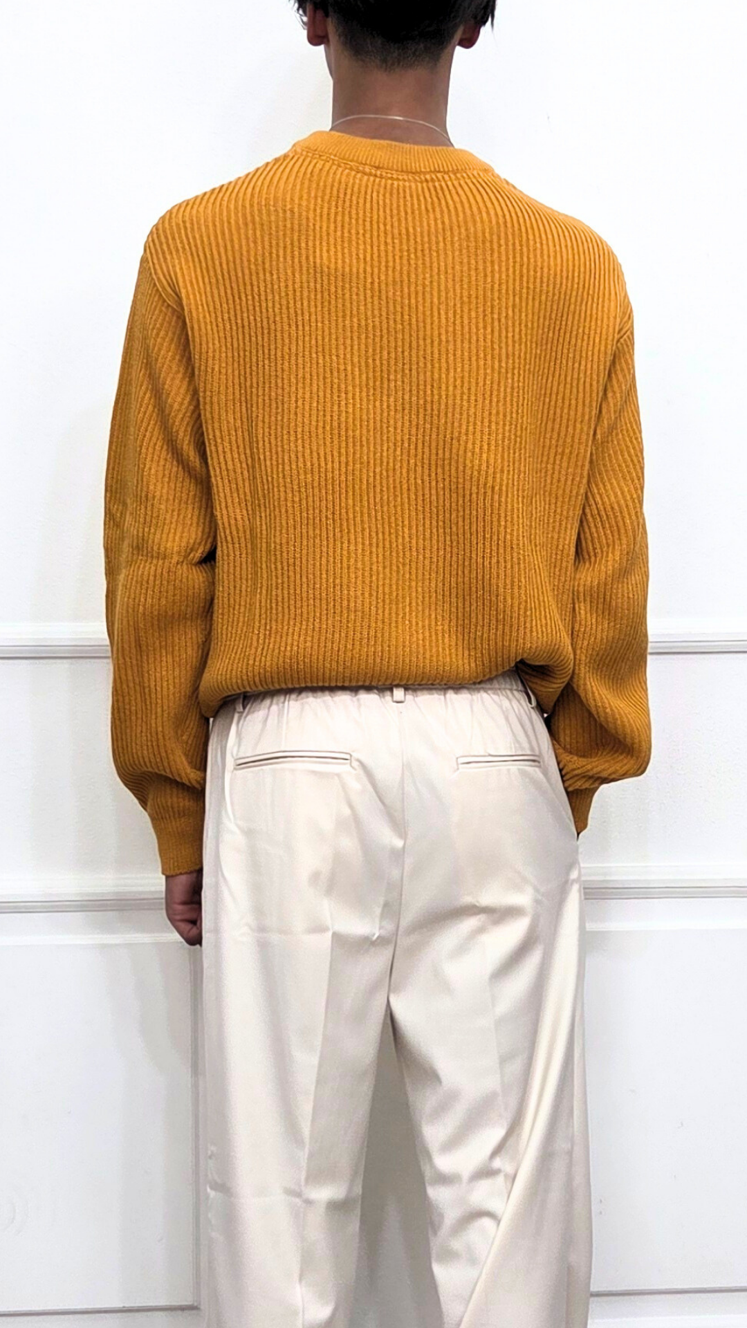 Maglione senape - Solid