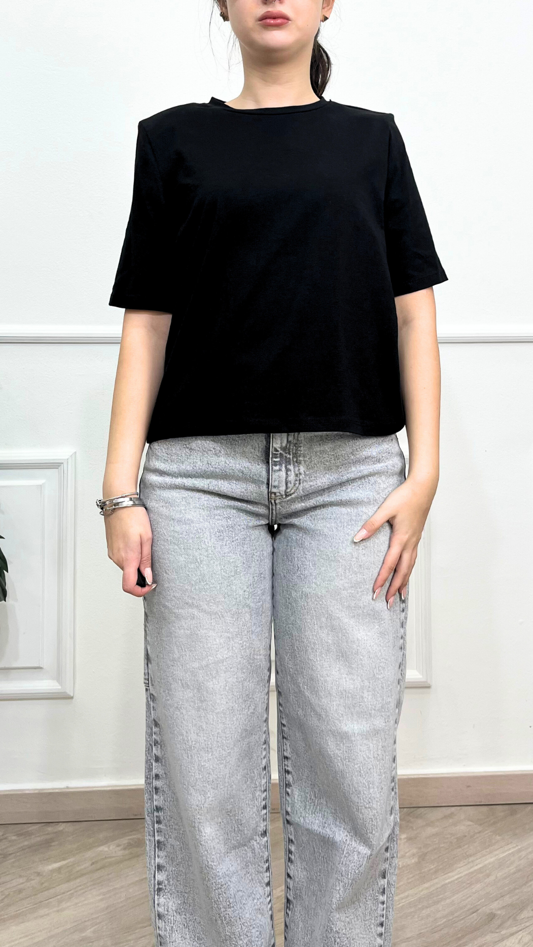 T-shirt con spalline - Basic