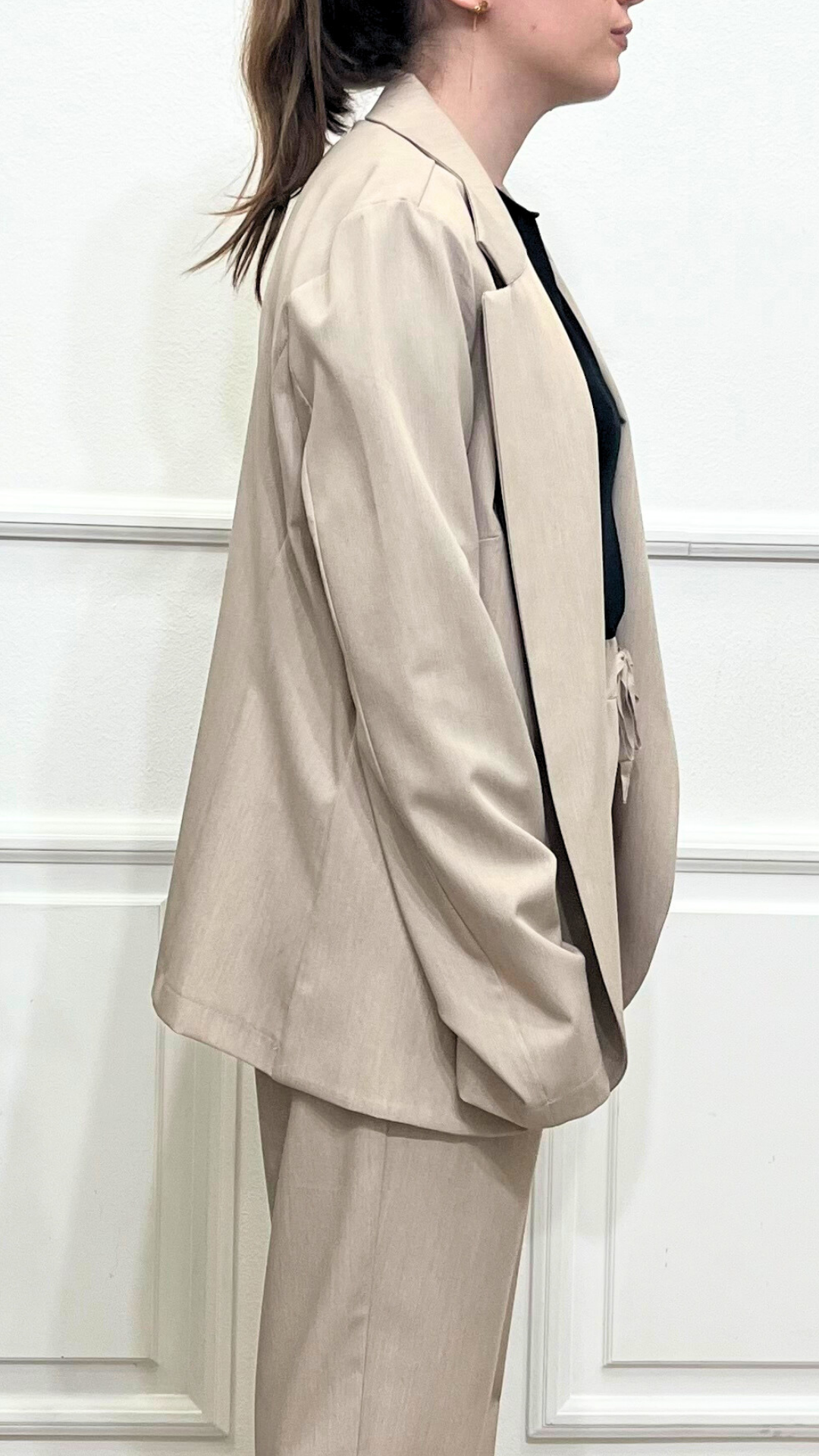 Giacca aperta con spilla - EXSTASY