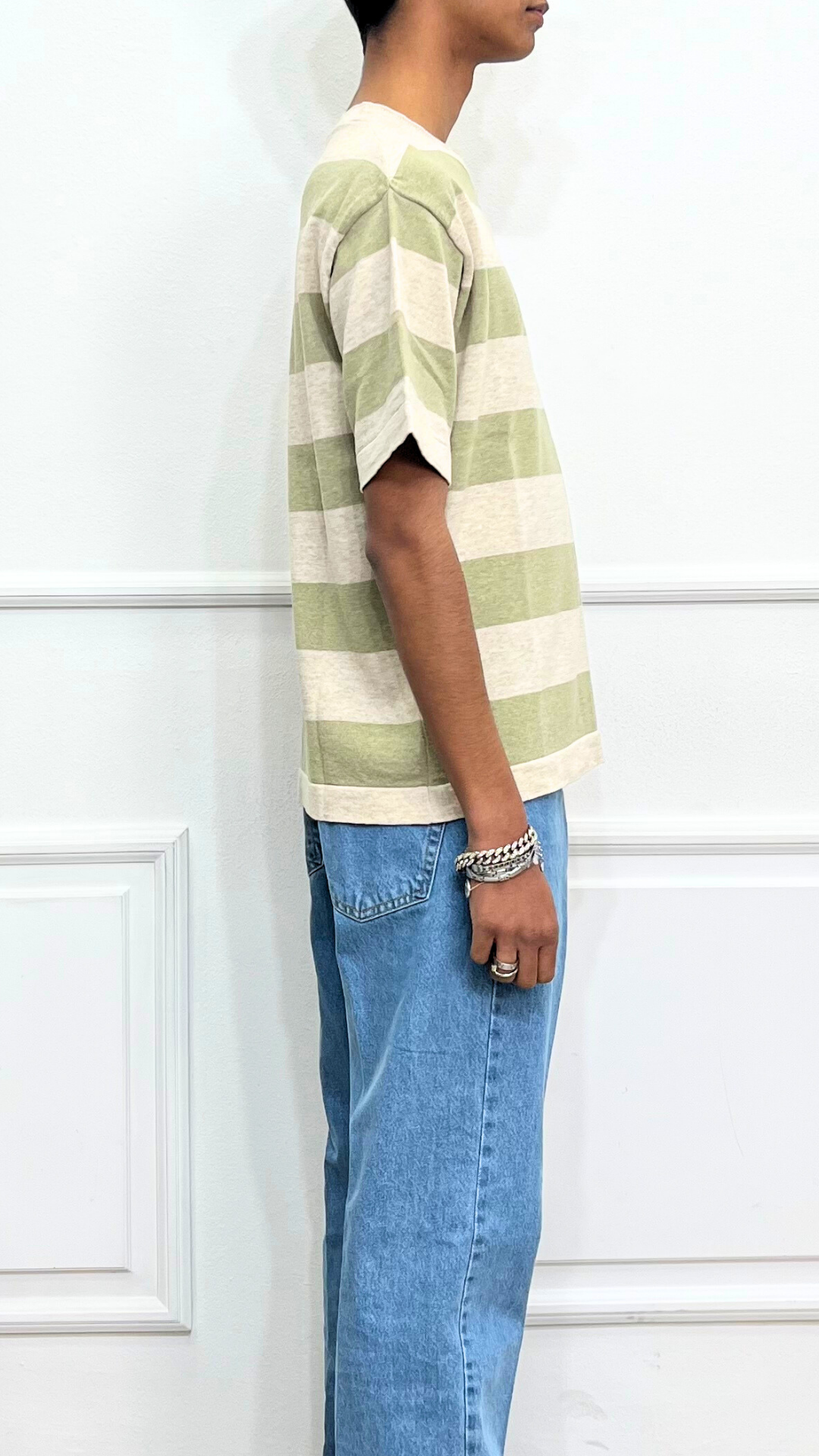 Maglia Girocollo Rigata - BLACKSVNDAY