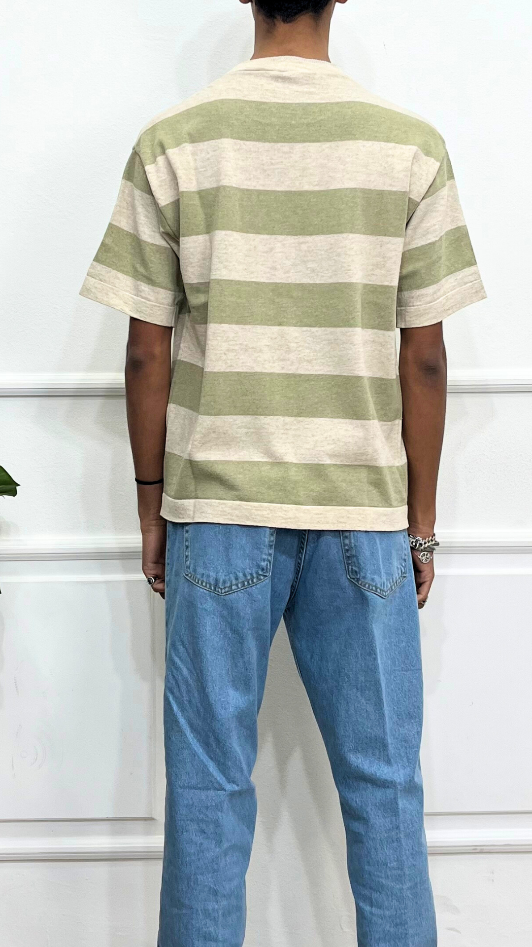 Maglia Girocollo Rigata - BLACKSVNDAY