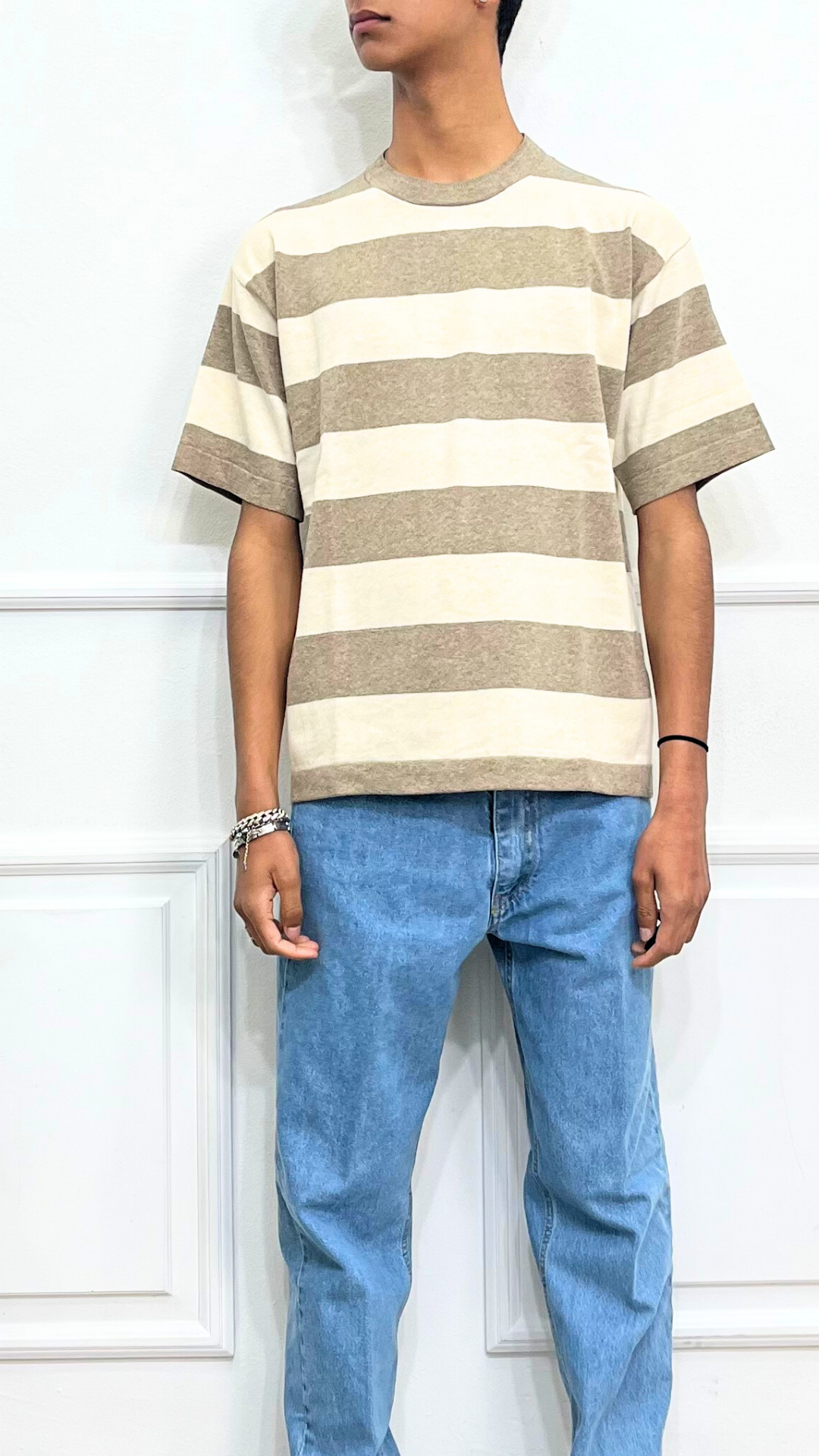 Maglia Girocollo Rigata - BLACKSVNDAY