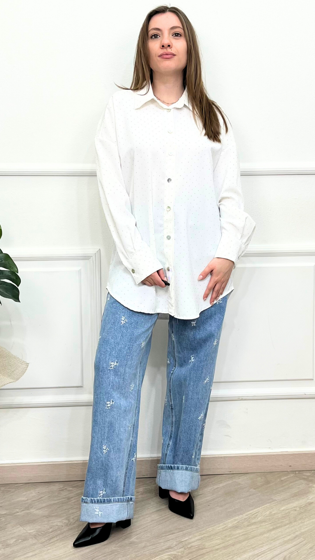 Camicia con strass - DOREMI'