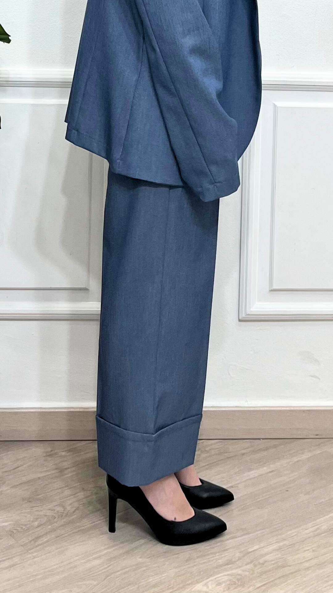 Pantalone con piegone - EXSTASY