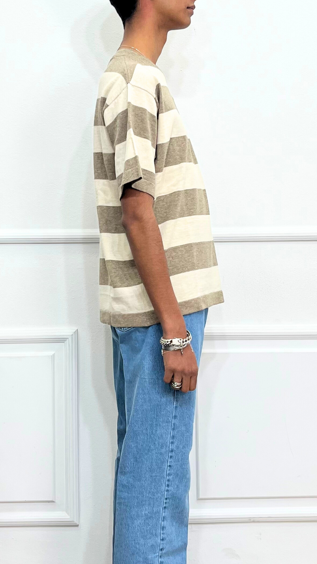 Maglia Girocollo Rigata - BLACKSVNDAY