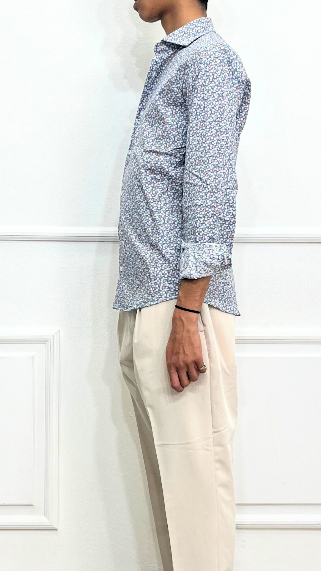 Camicia a Fantasia Arancia - BLACKSVNDAY