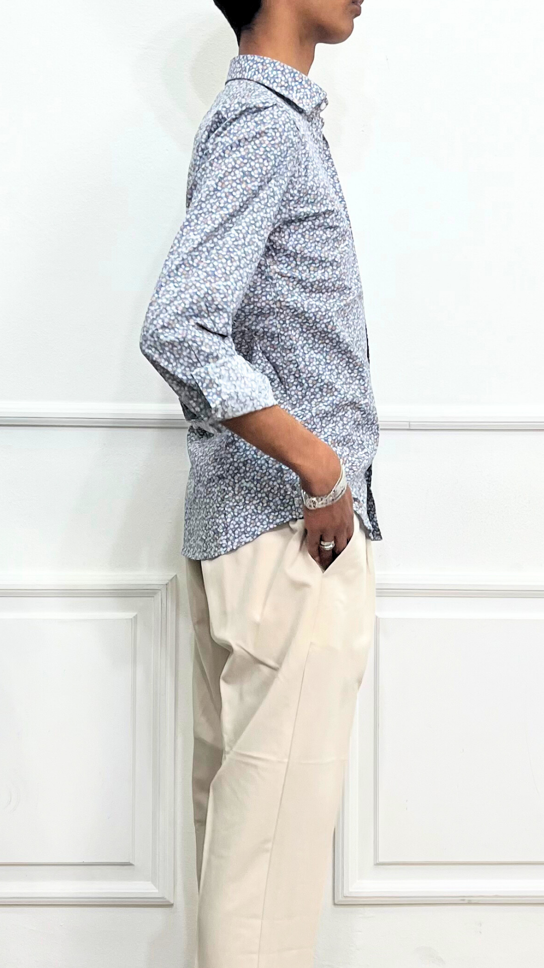 Camicia a Fantasia Arancia - BLACKSVNDAY