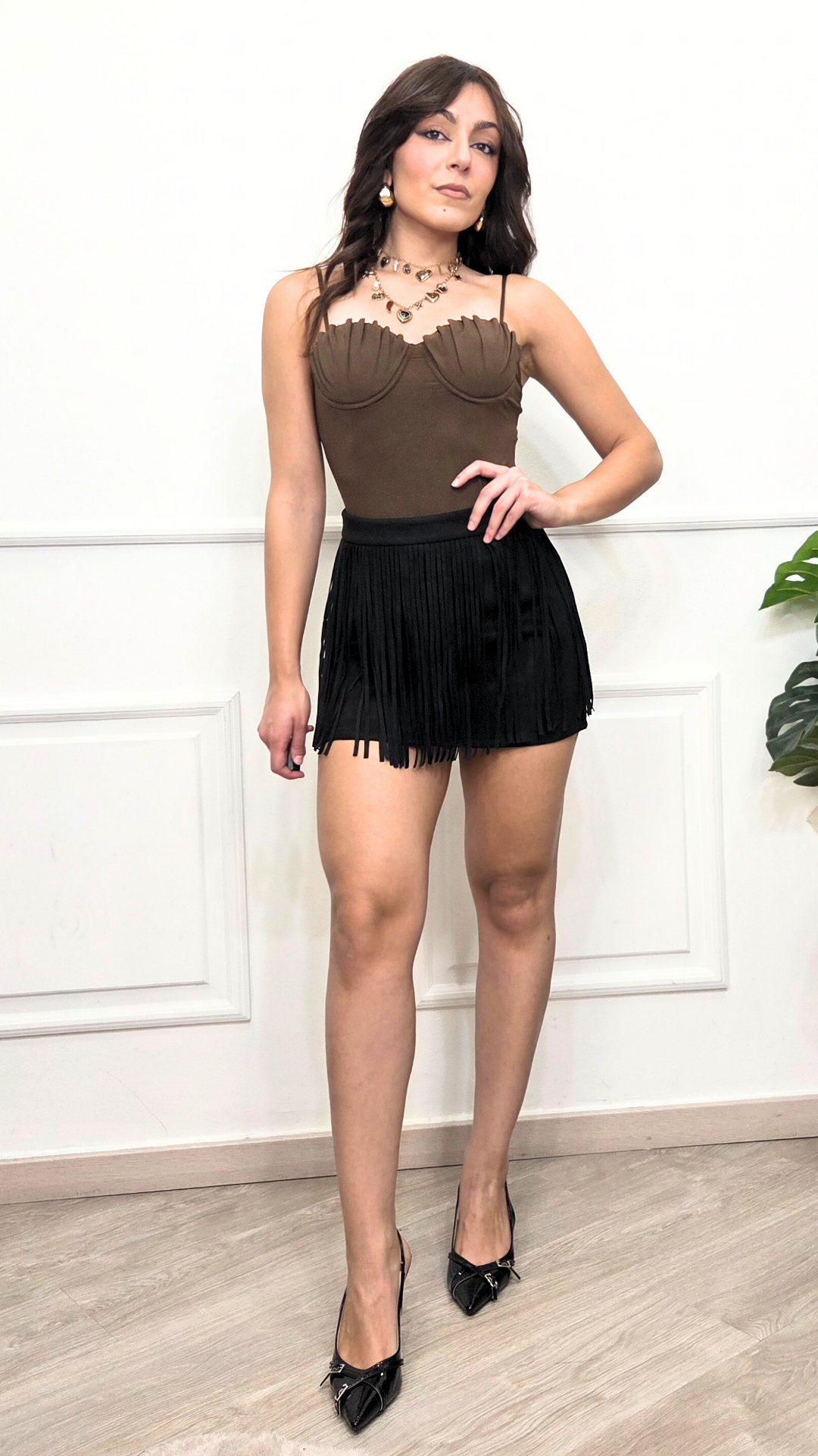 BODY CON COPPE A CONCHIGLIA - LOVERY COLLECTION