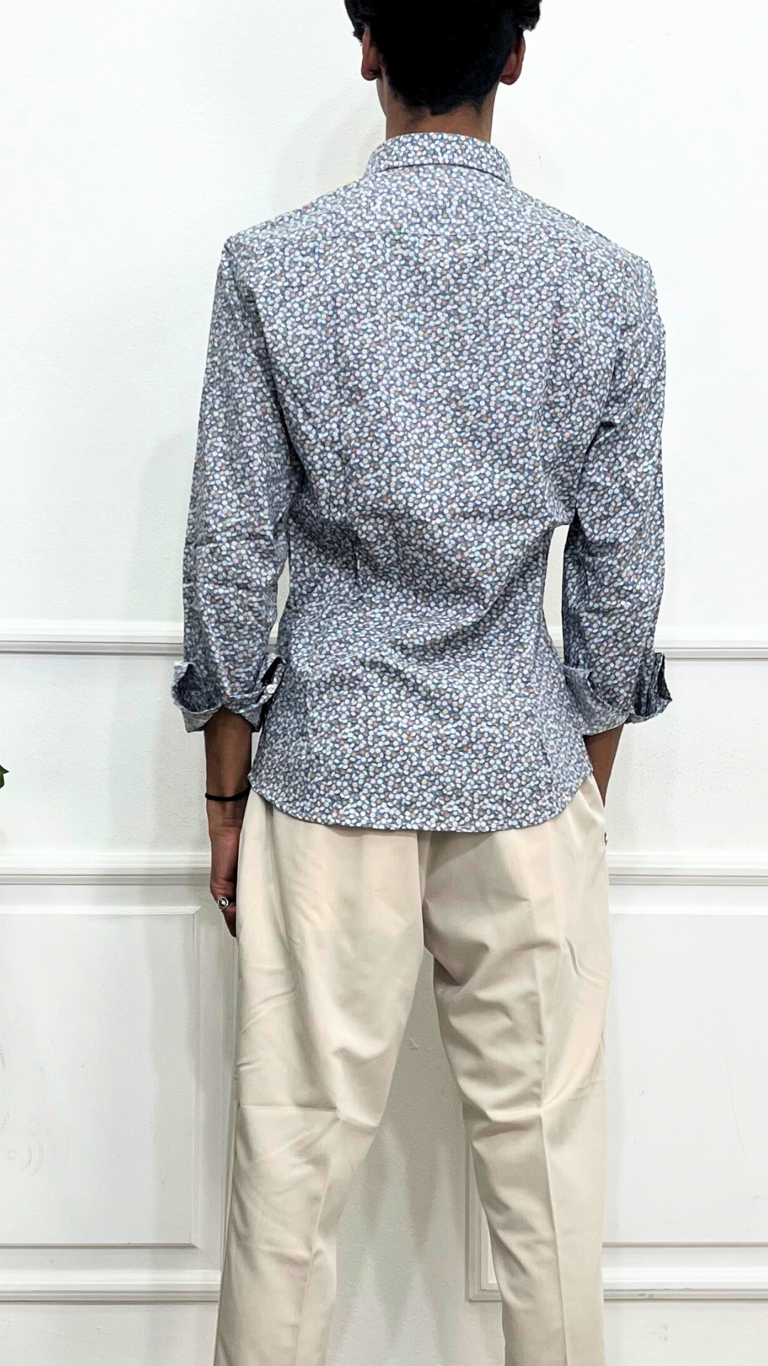 Camicia a Fantasia Arancia - BLACKSVNDAY