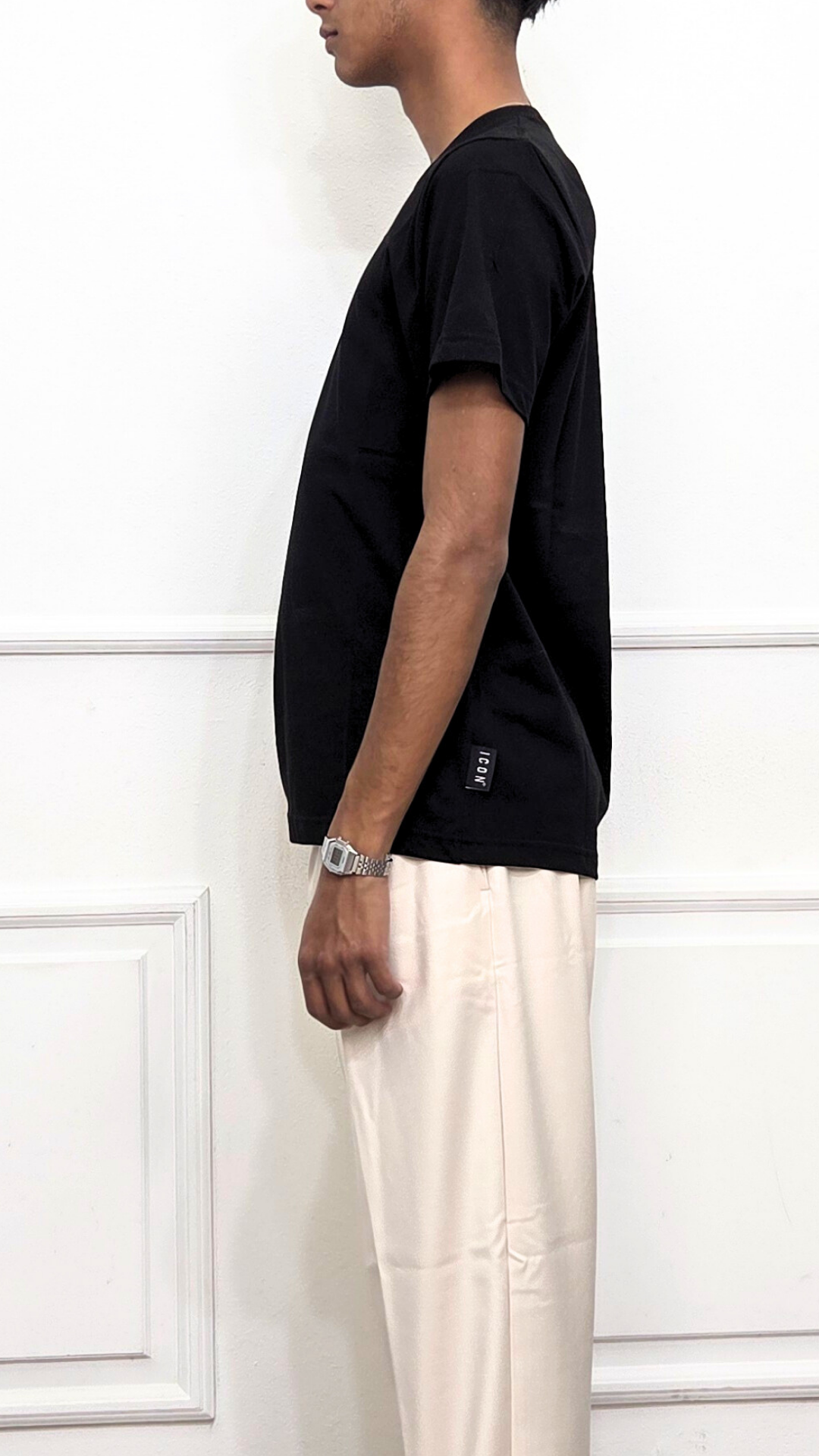 T-shirt con logo piccolo - ICON