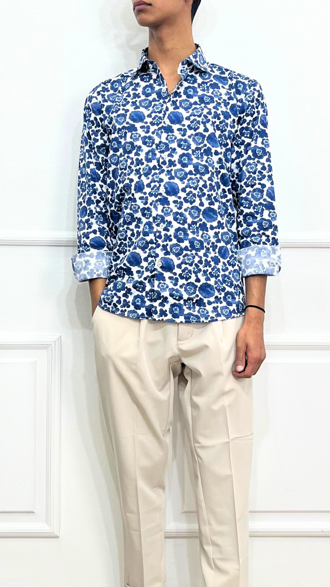 Camicia a fantasia Floreale - AKIRO'