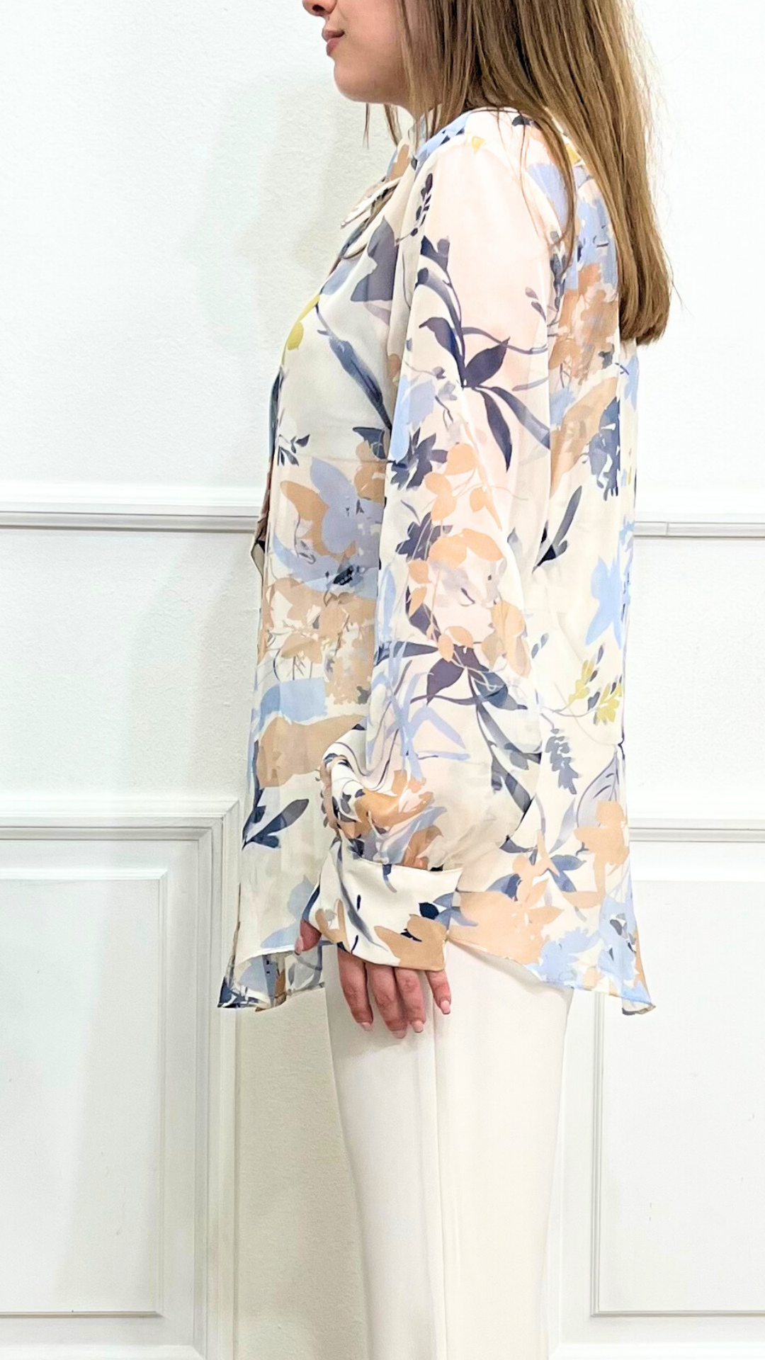 Camicia a Fantasia Fiori - SIMONA G.