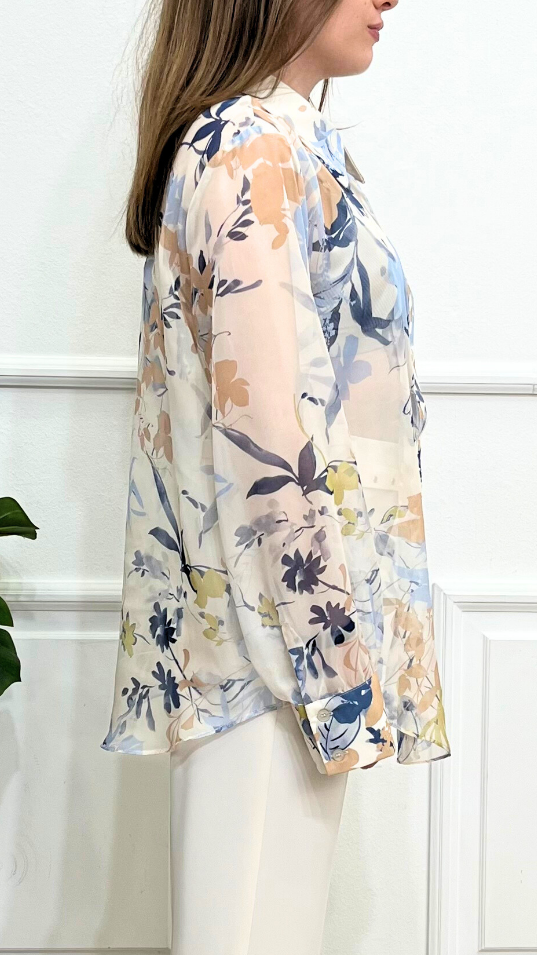 Camicia a Fantasia Fiori - SIMONA G.