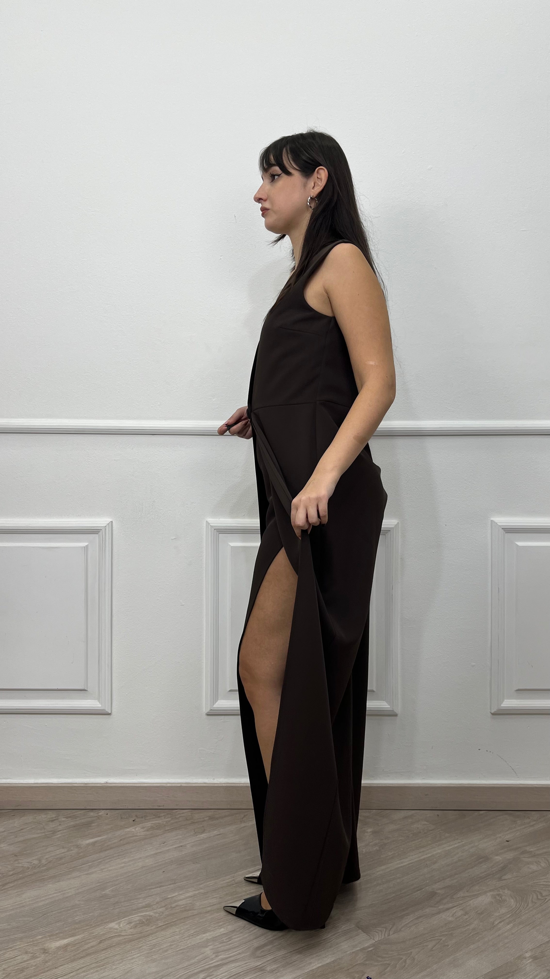 Tuta con soprabito - Brown