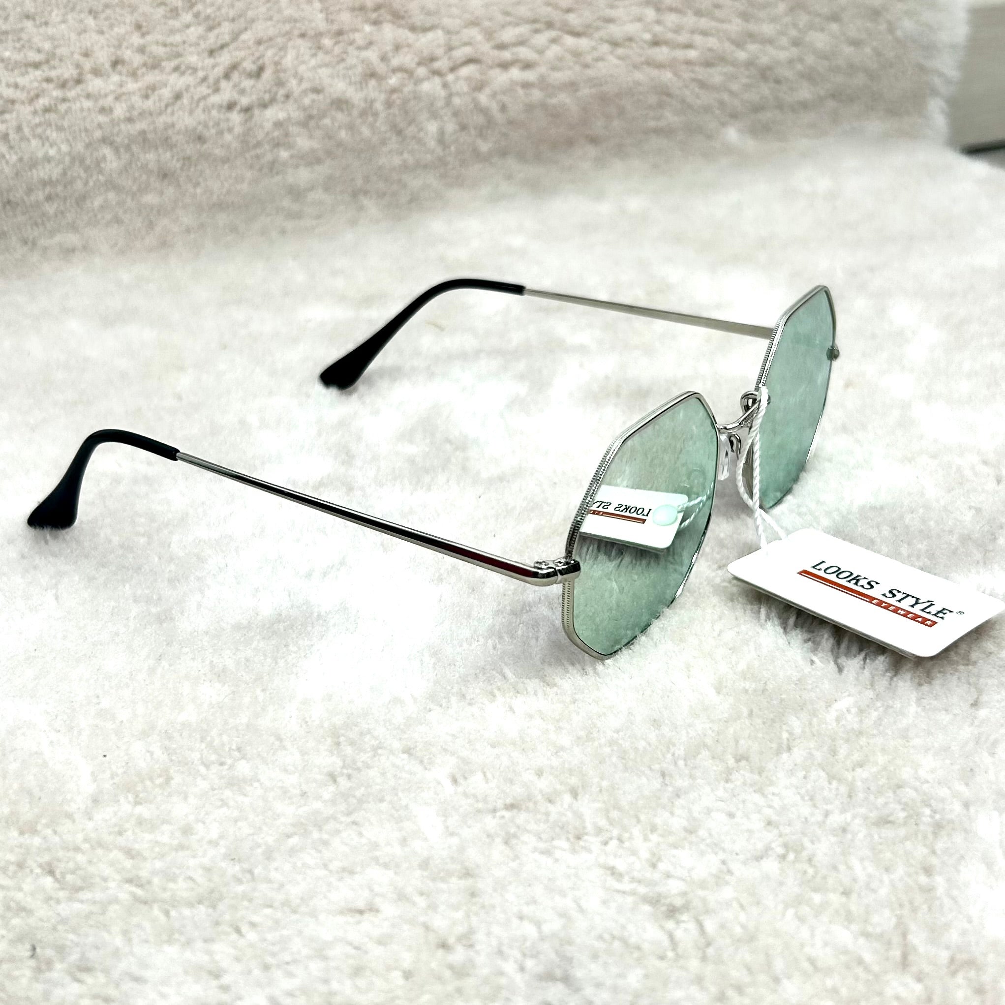 Occhiali da sole ottogonali a specchio - EYEWEAR