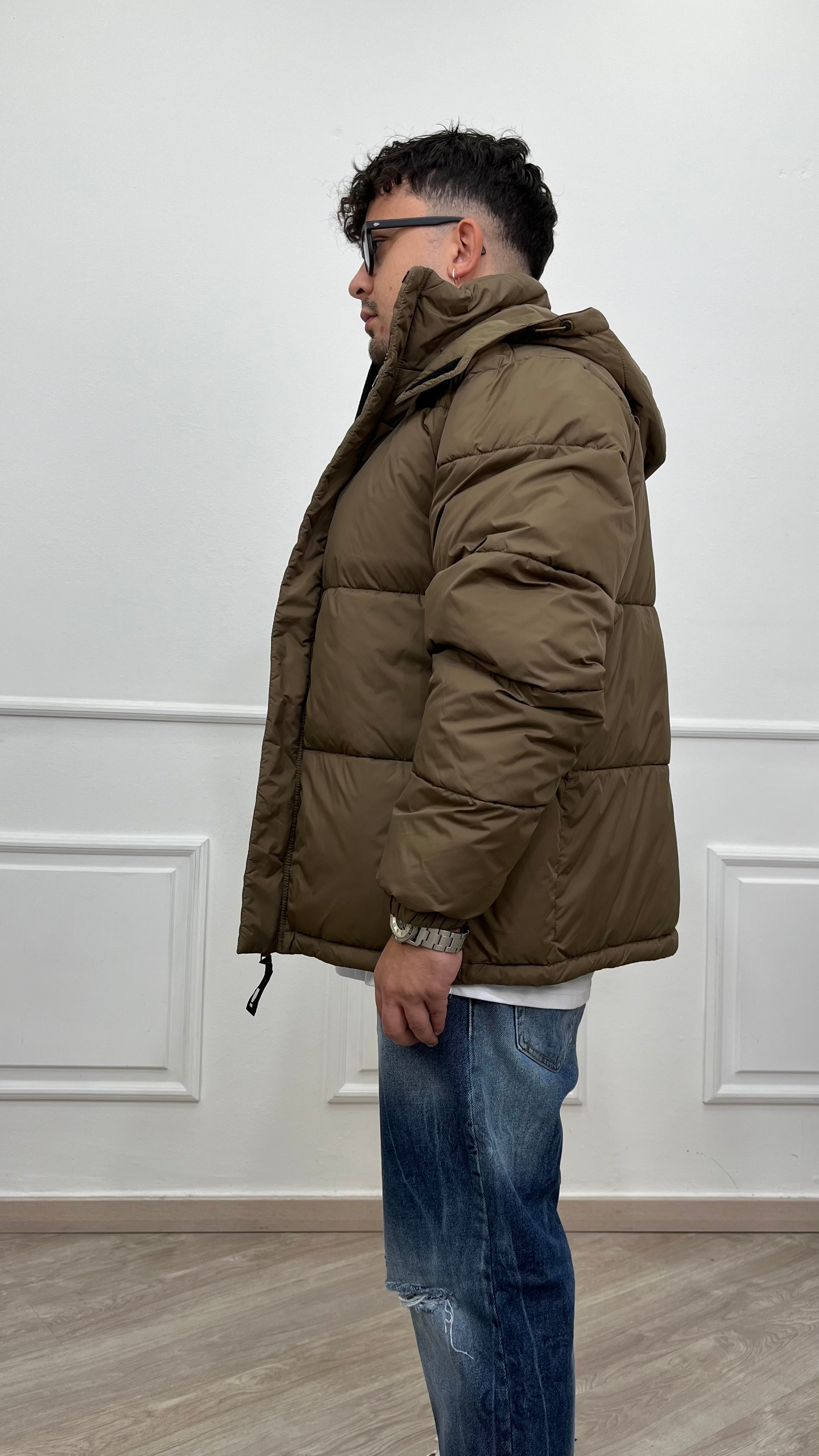 Piumino marrone - SOLID