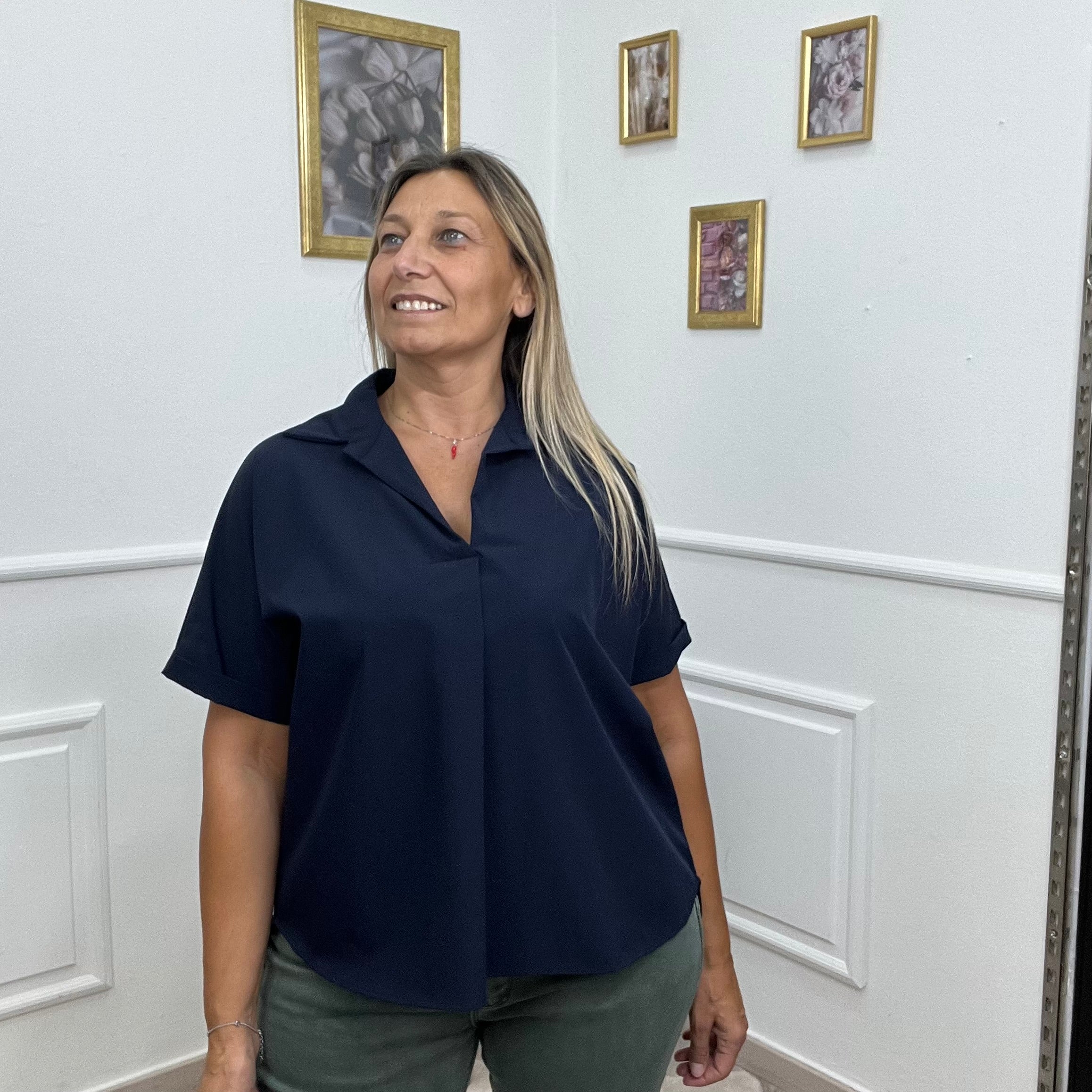 Camicia a mezza manica
