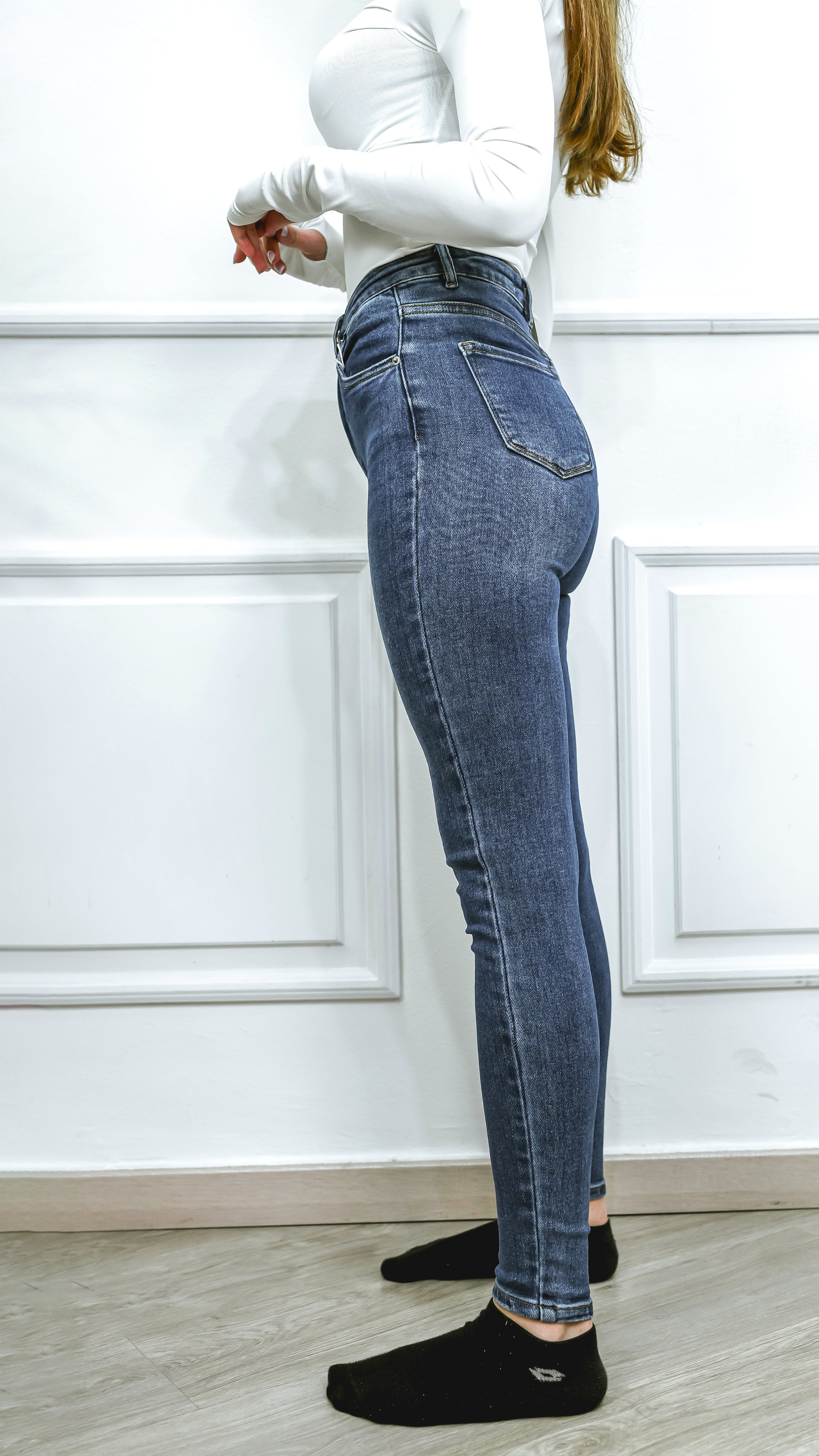 Jeans skinny - Vita alta