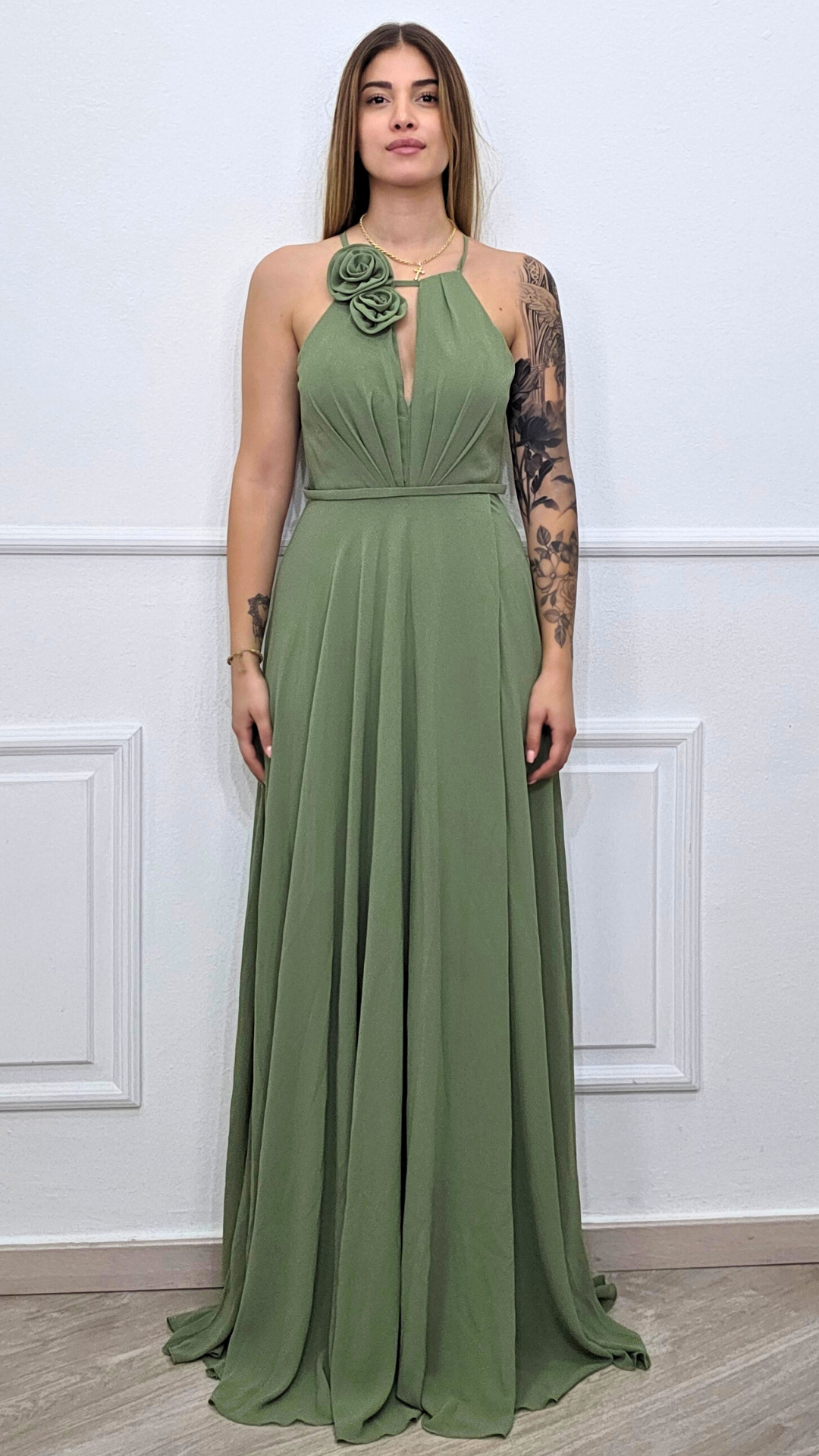ABITO DA CERIMONIA CON FIORE - PINK BOOM