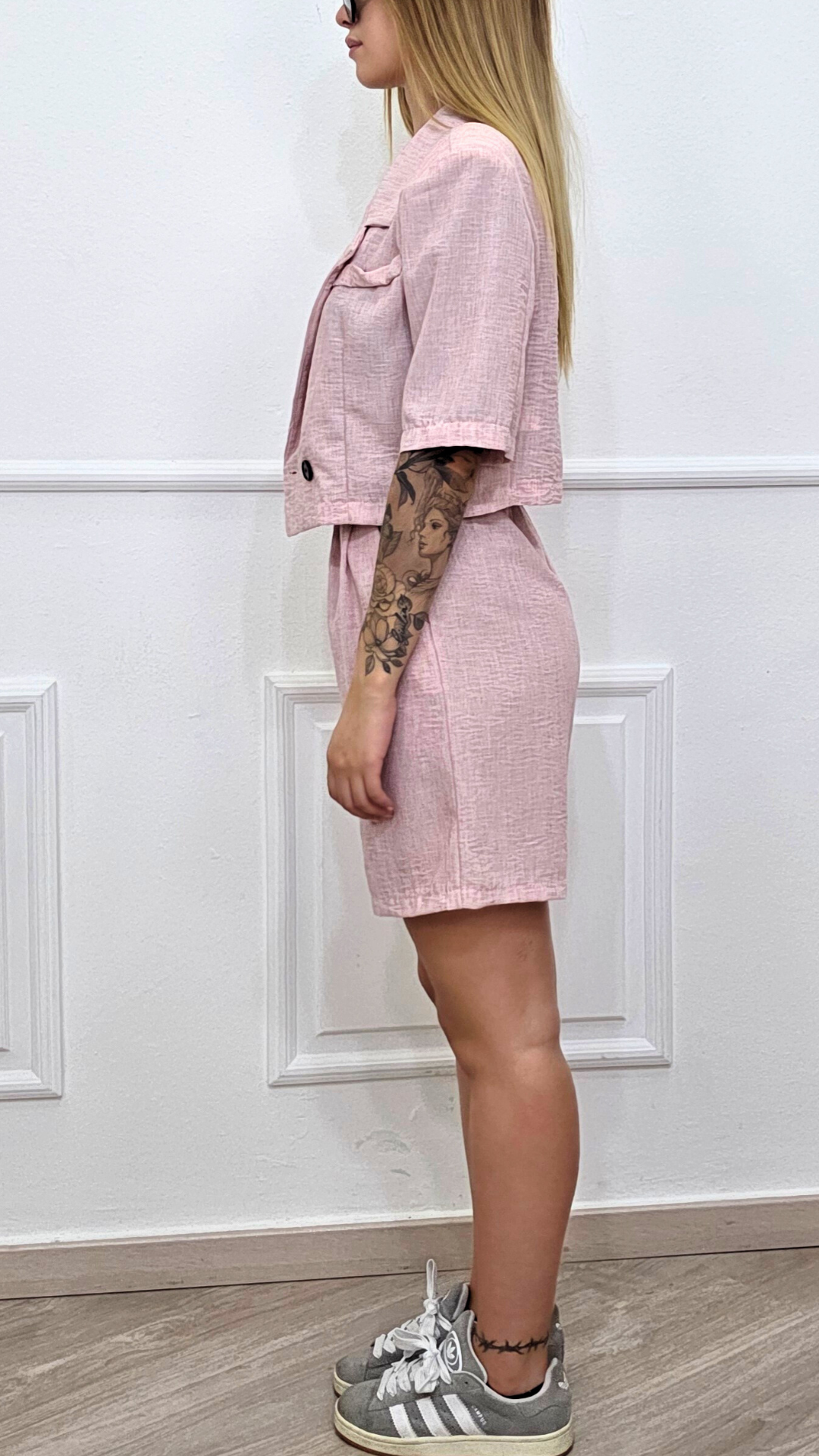 SET CAMICIA CROP E PANTALONCINO - ROMANTICITY