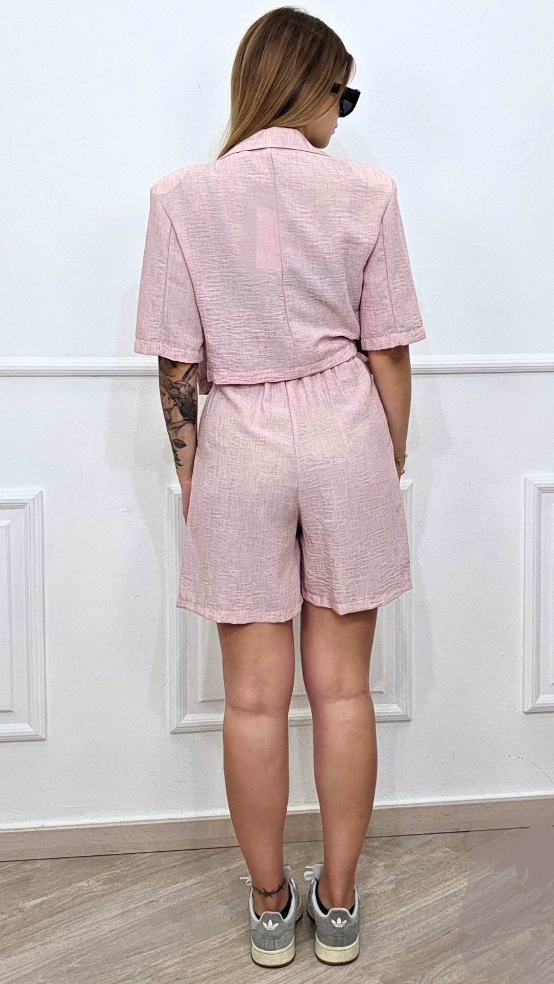 SET CAMICIA CROP E PANTALONCINO - ROMANTICITY