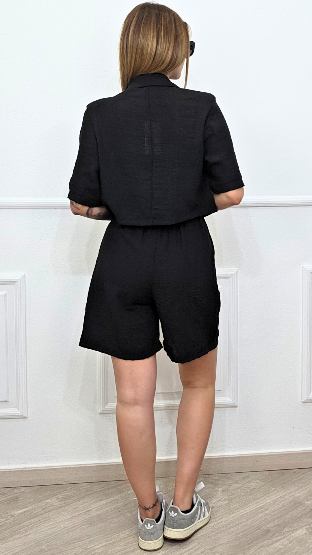 SET CAMICIA CROP E PANTALONCINO - ROMANTICITY