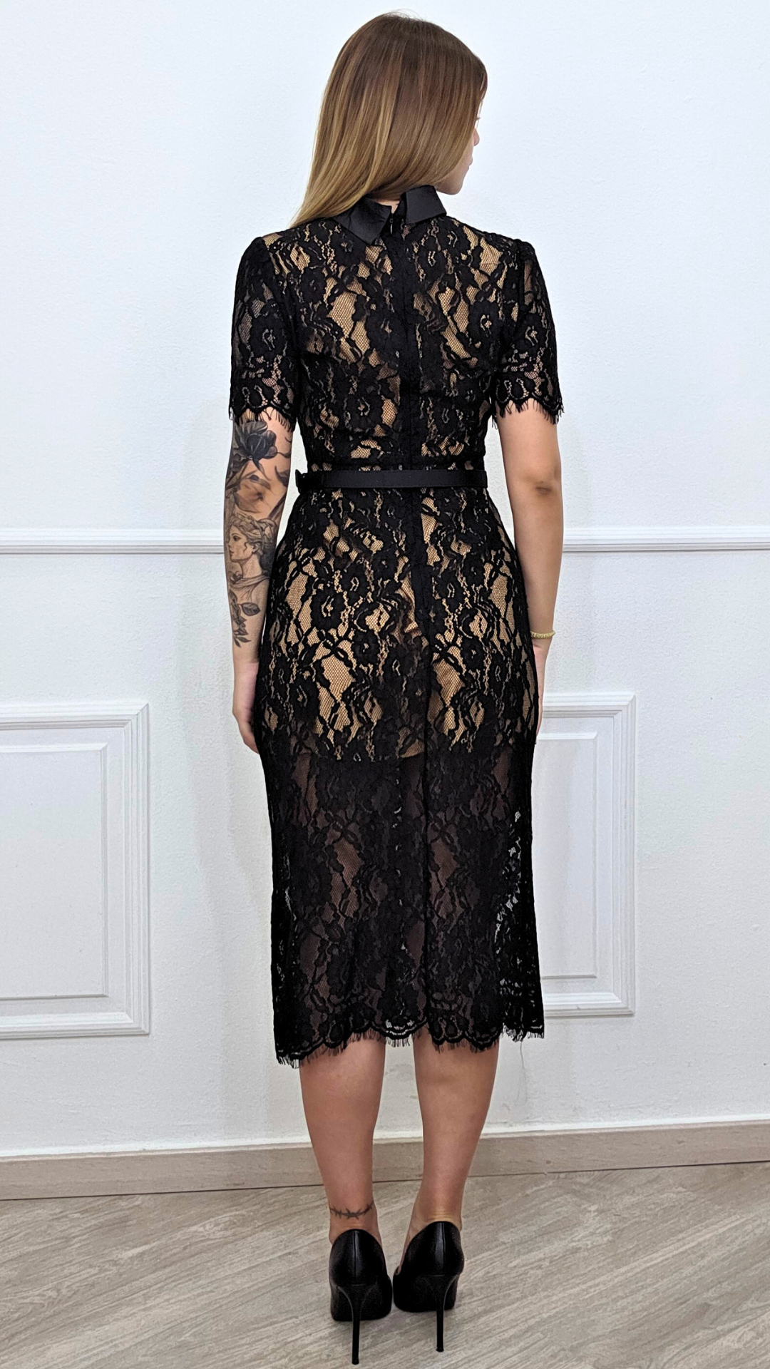 ABITO MIDI FANTASIA PIZZO - AZAKA PARIS
