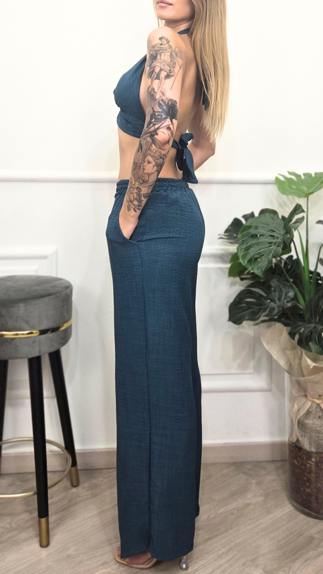 SET TOP TRIANGOLO E PANTS