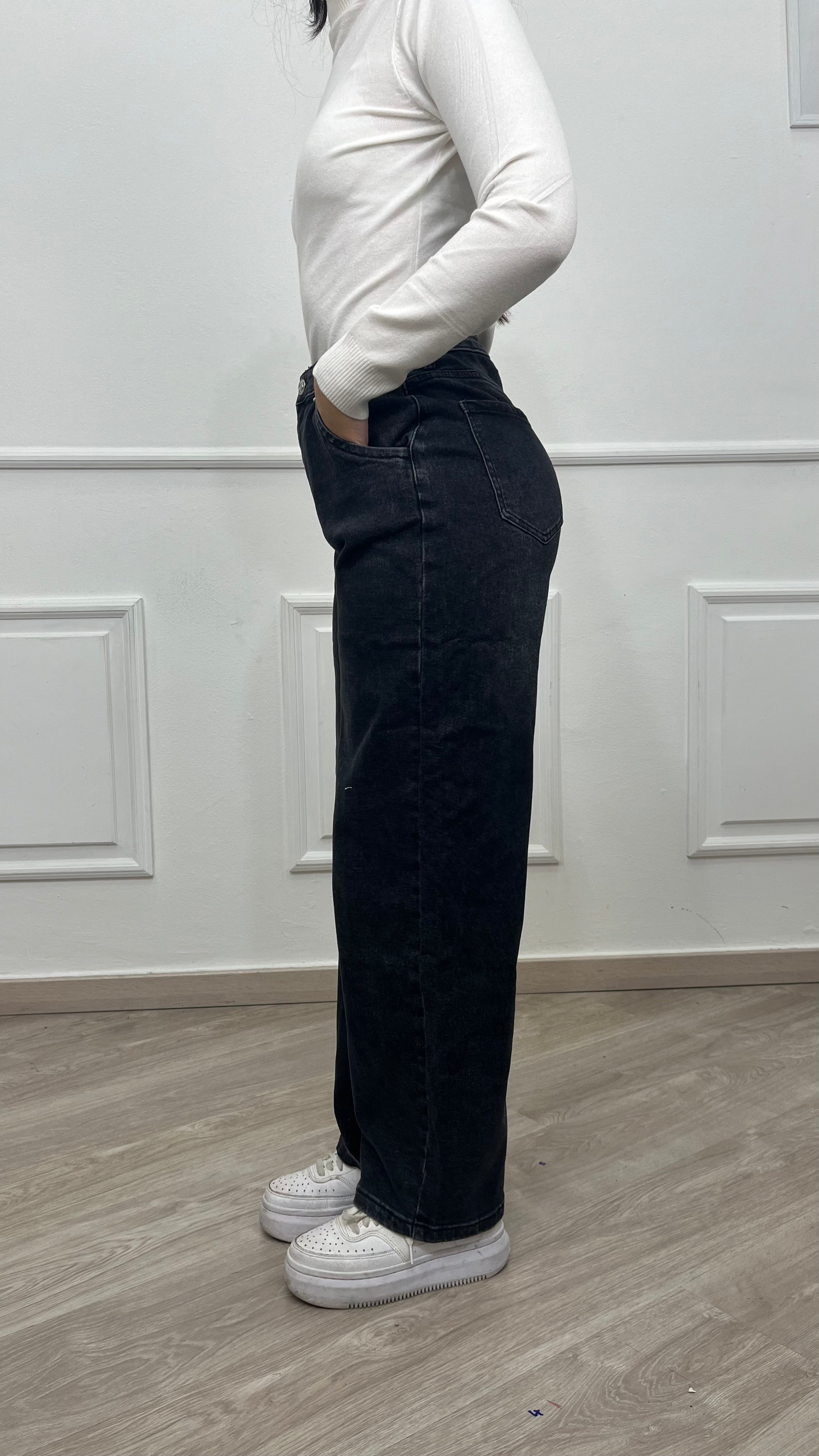 Jeans Nero - Skater