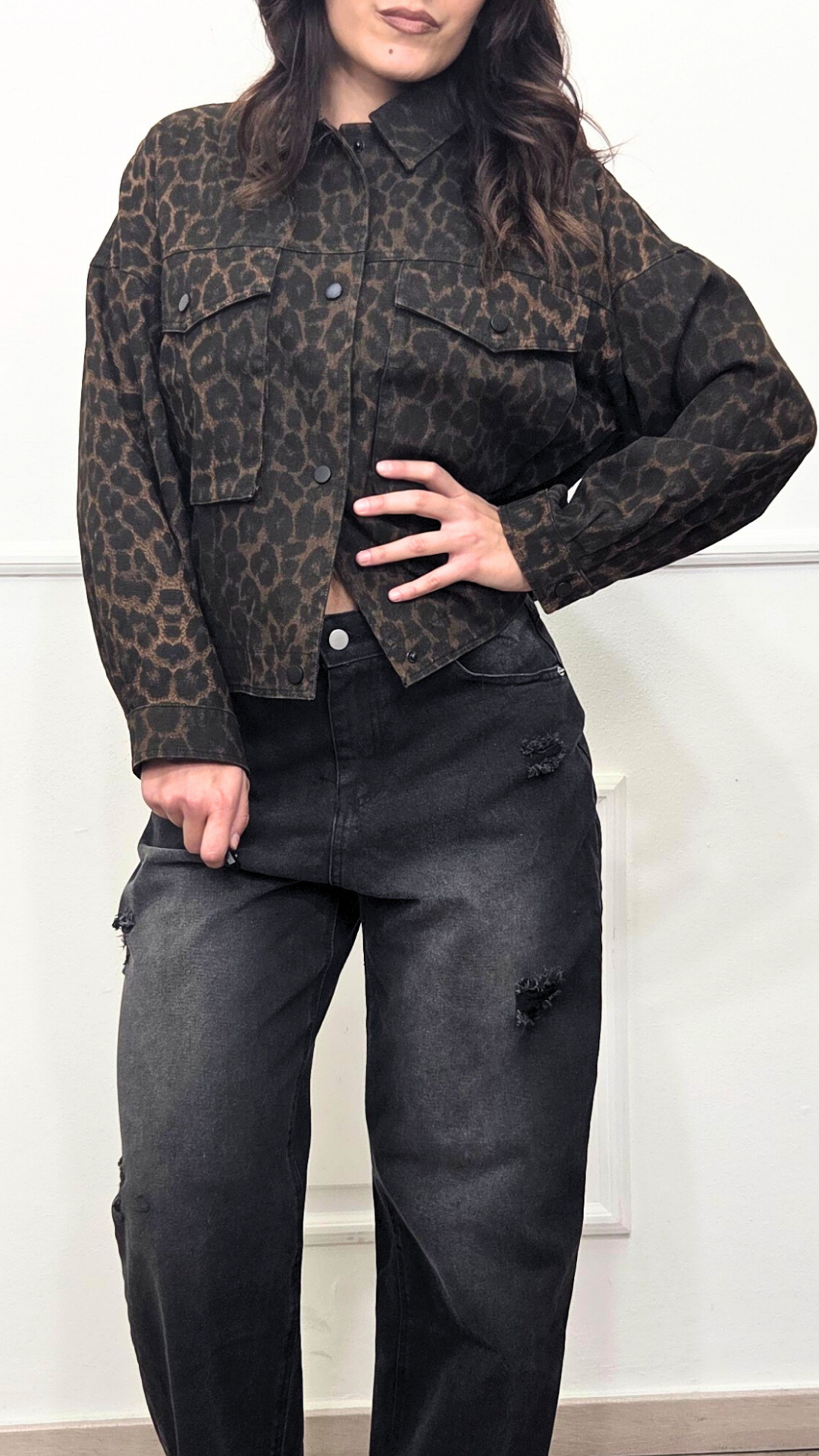 Giacca Maculata Leopardata