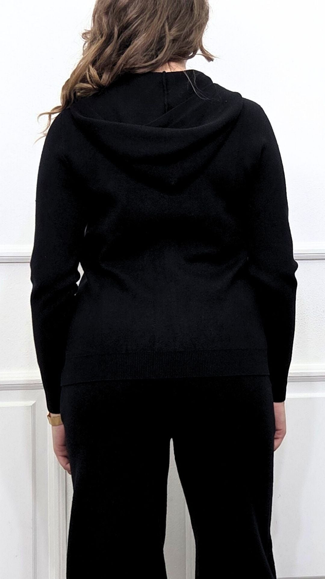 MAGLIA MORBIDA CON CAPPUCCIO E ZIP - EXTASY ITALY