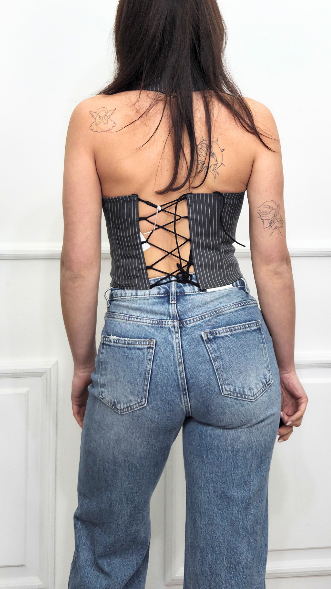 Top Gilet Pinstripe