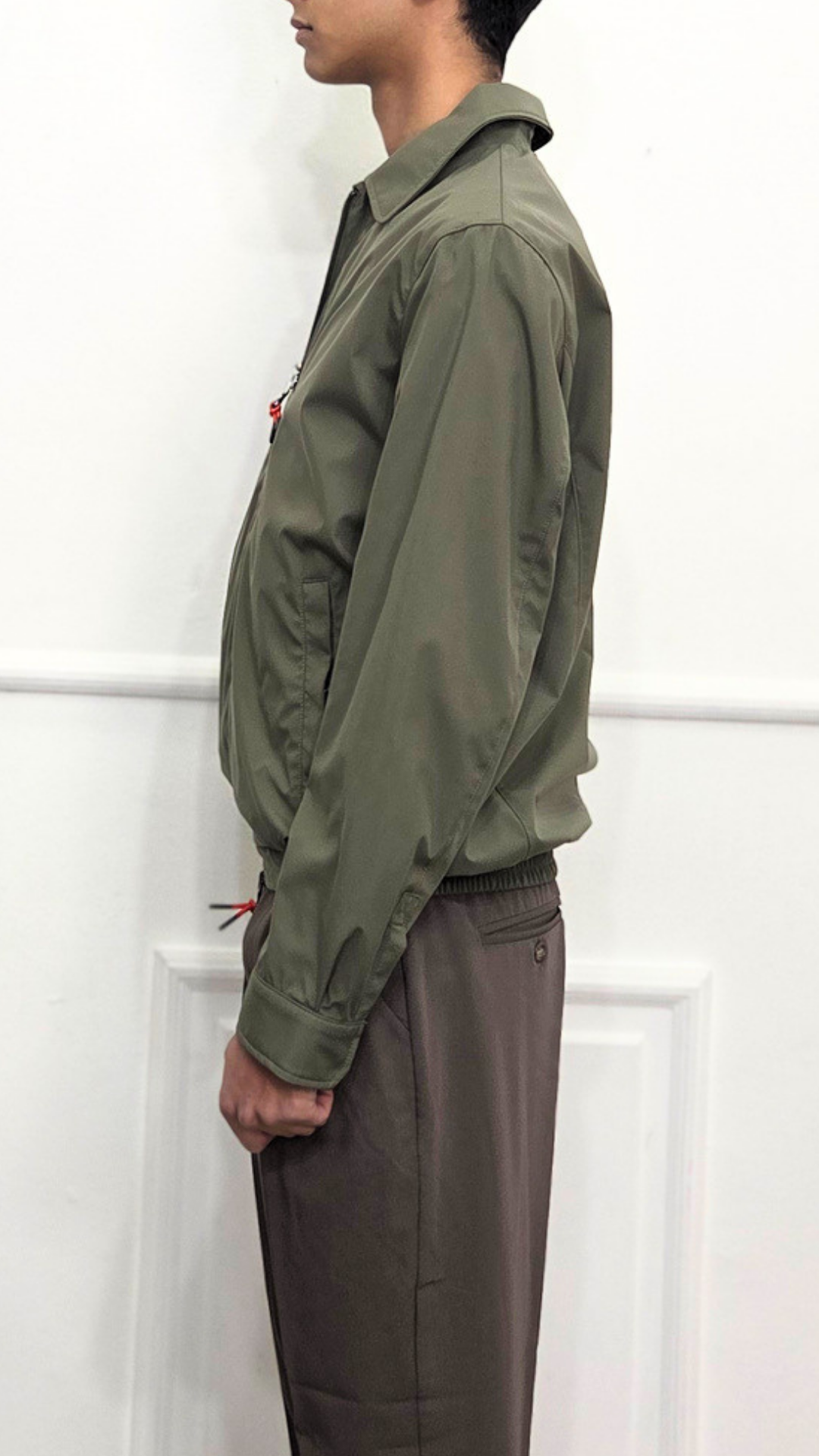 Giacca Harringtone Olive