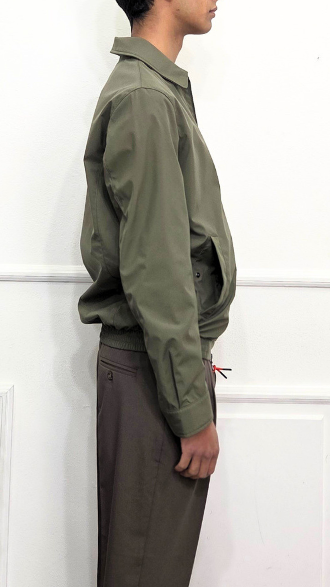 Giacca Harringtone Olive