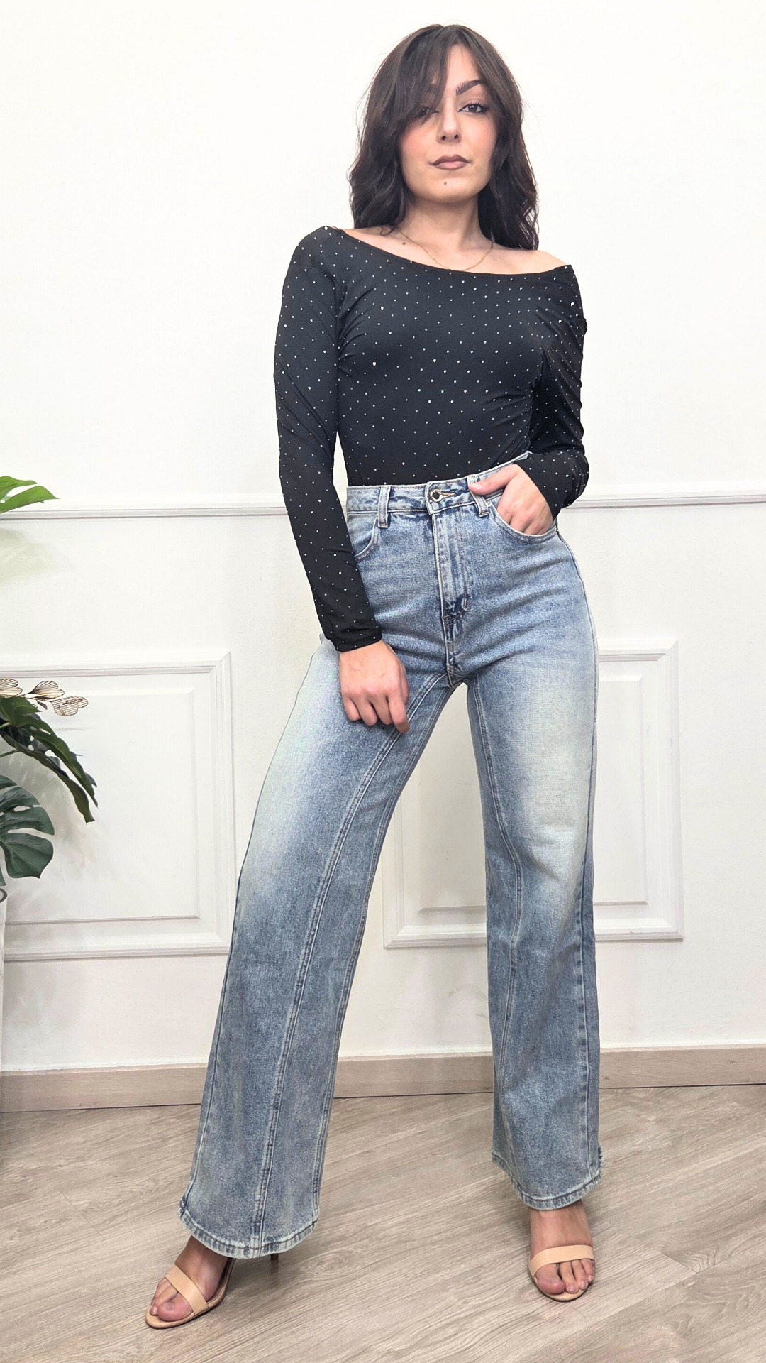 BODY CON BRILLANTINI - VINCEOTTO