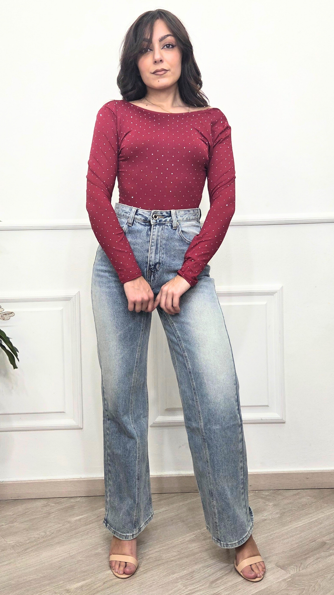 BODY CON BRILLANTINI - VINCEOTTO