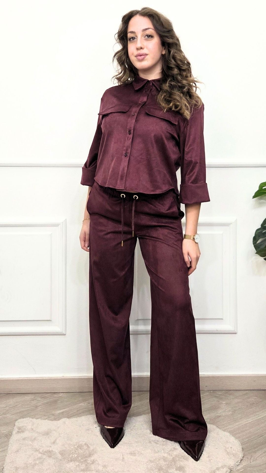 Camicia con risvolto alle maniche - EXTASY