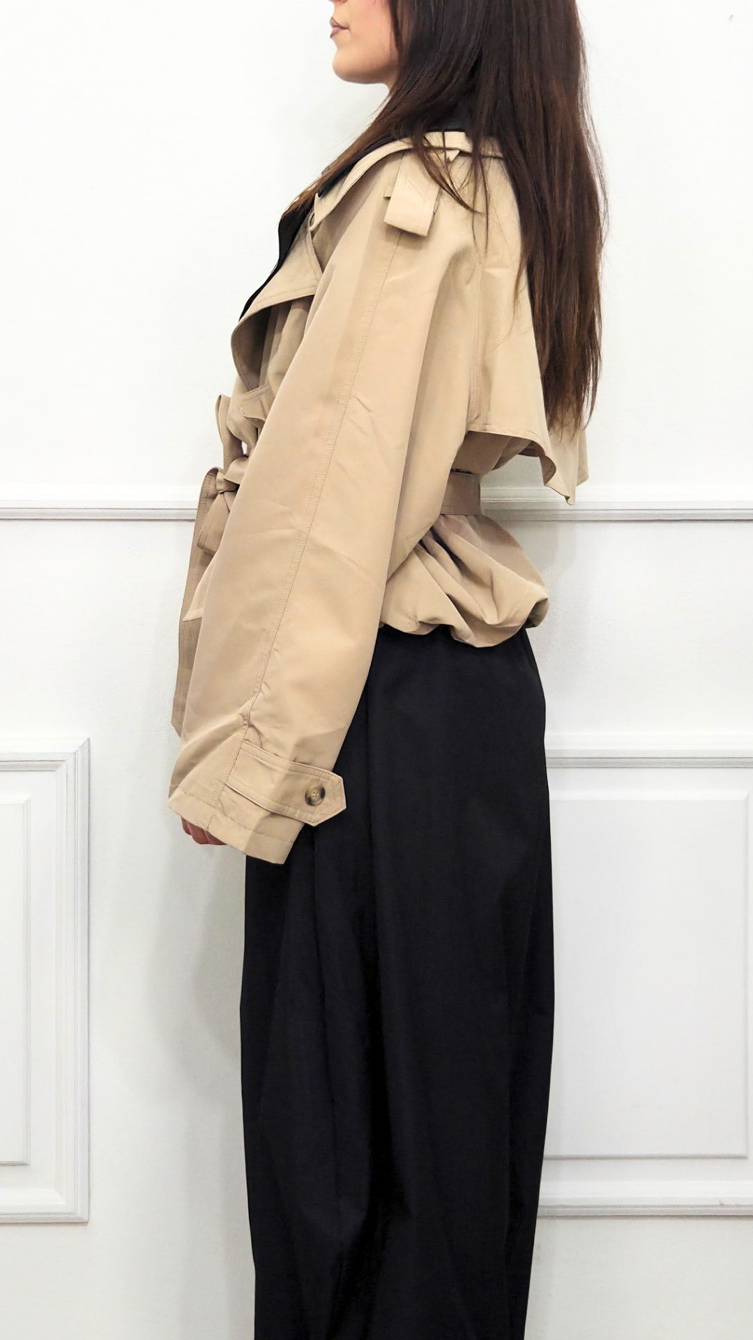 Trench Corto City Elegance