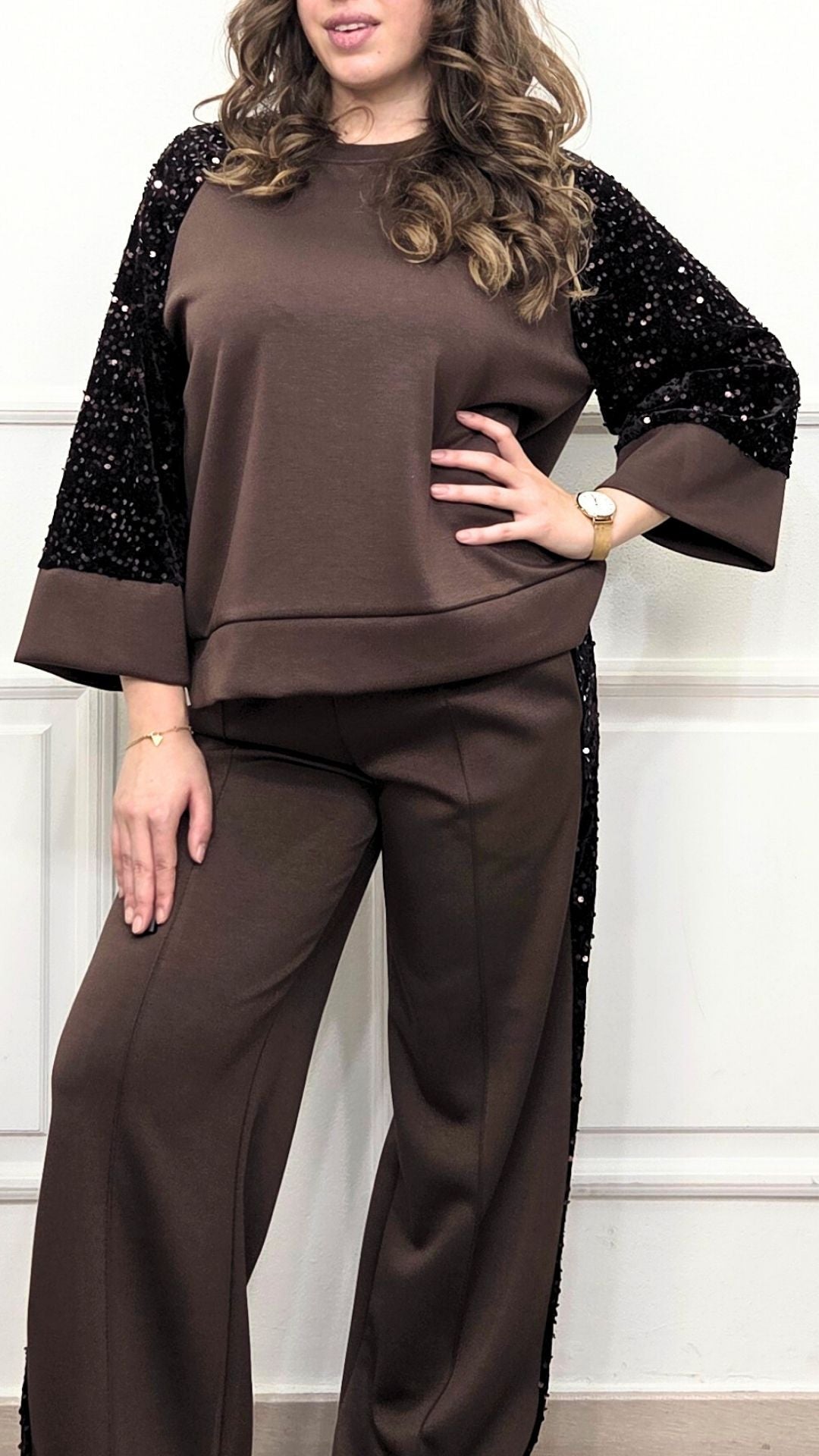 MAGLIA PAILLETTES  - EXTASY ITALY