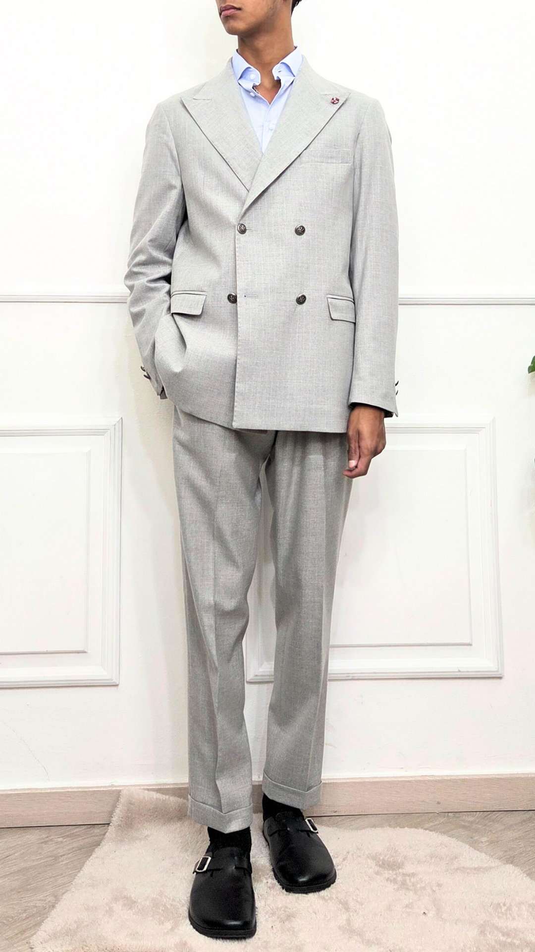 Abito doppiopetto gessato - BLACKSVNDAY