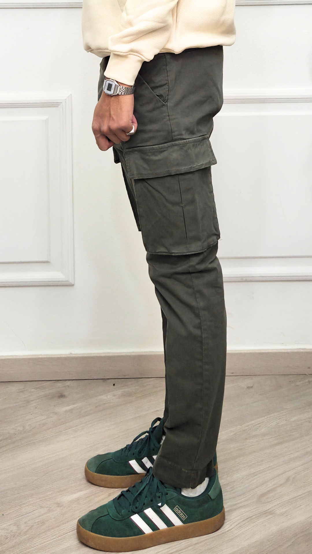 Pantalone cargo - PIGMENTO