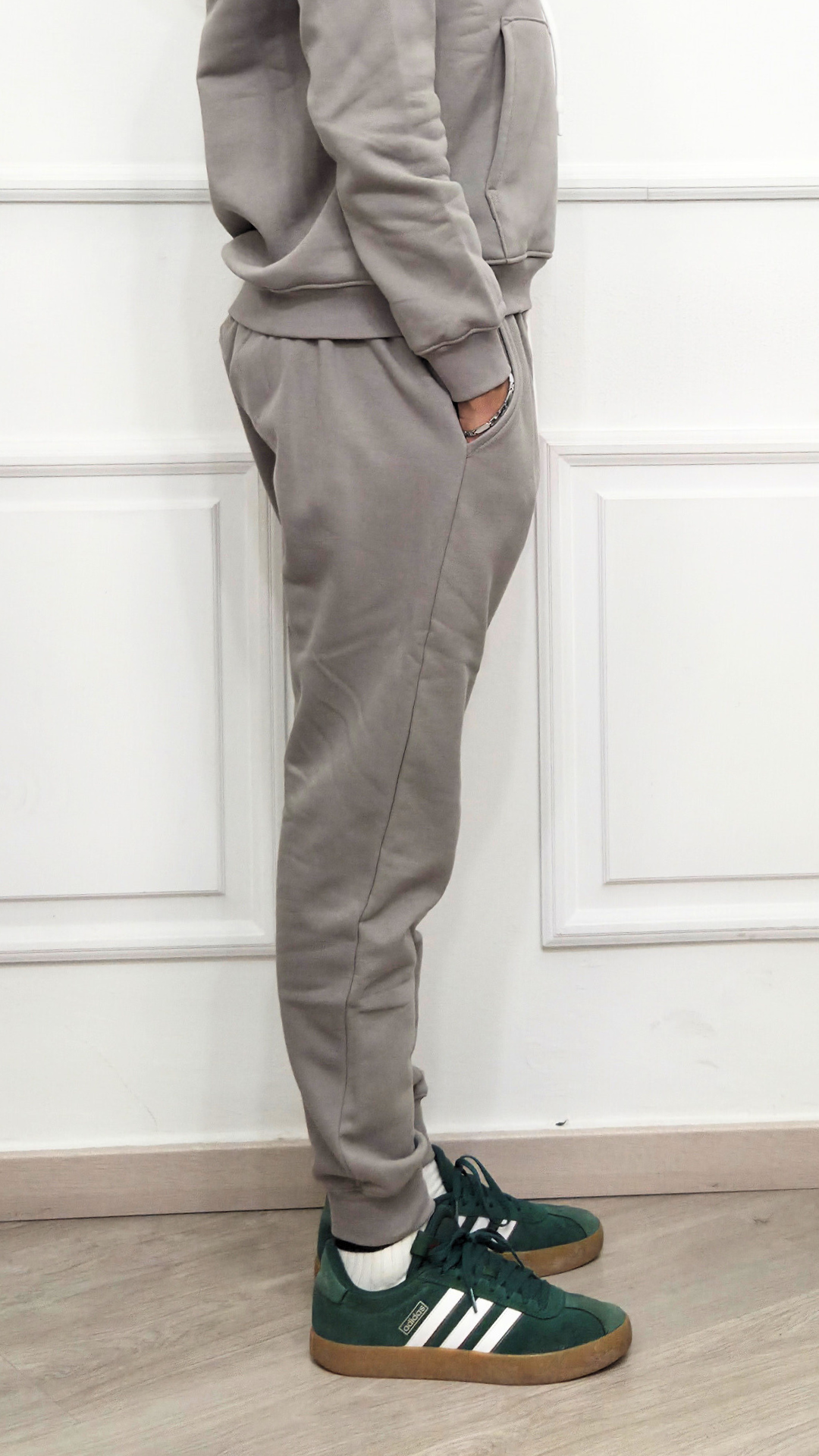 Jogger con logo felpato - ICON