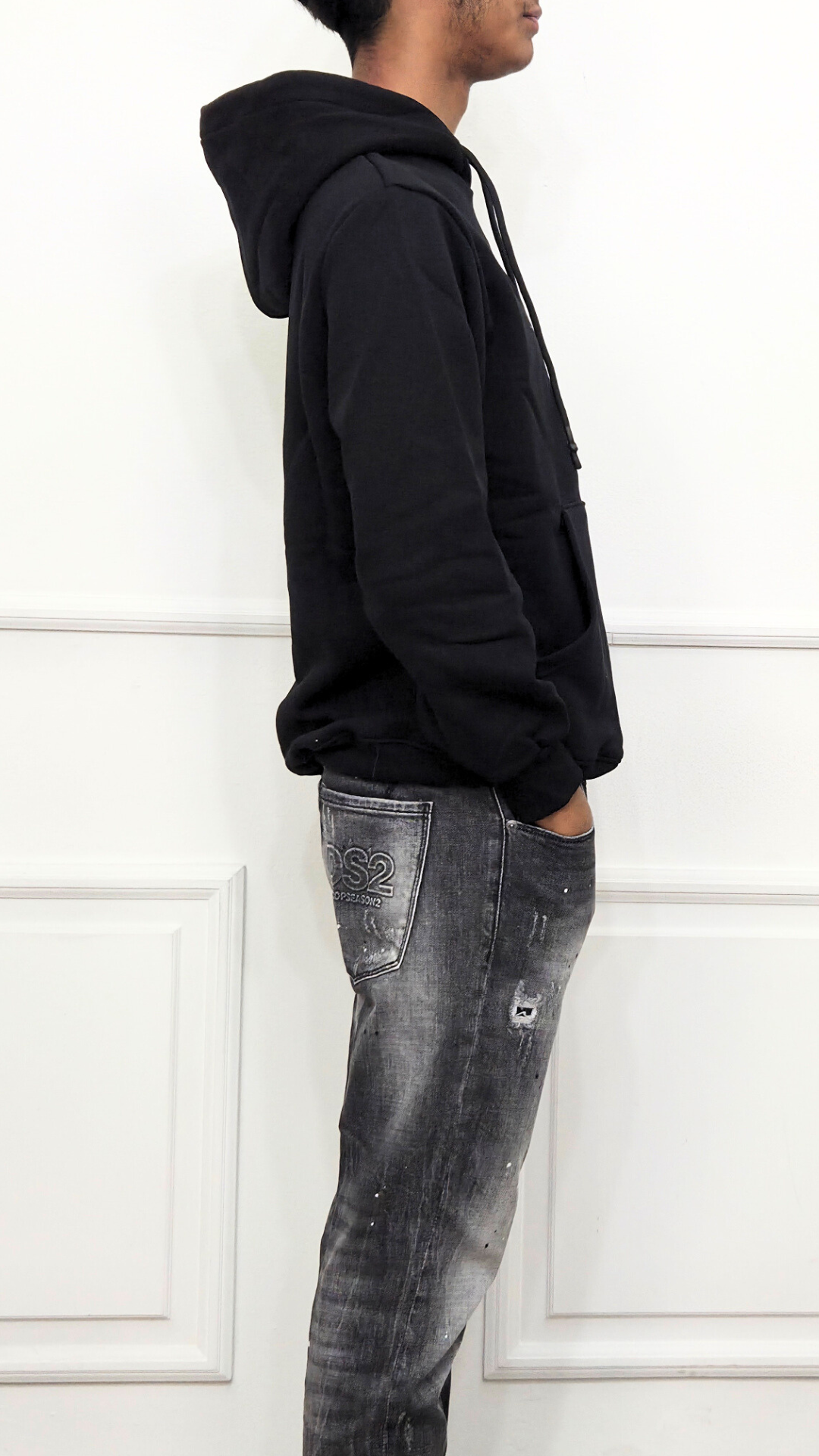 Felpa con cappuccio DS2