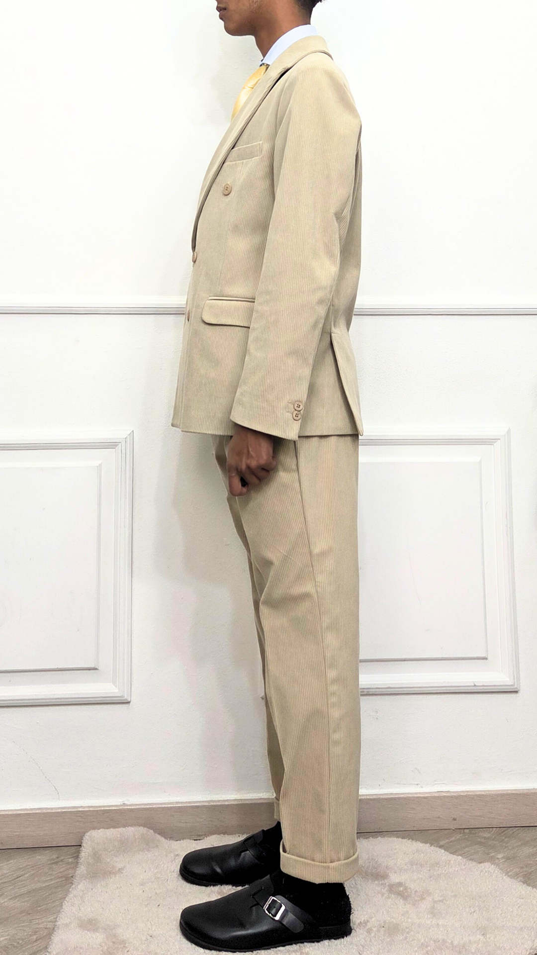 Abito doppiopetto a costine - BLACKSVNDAY