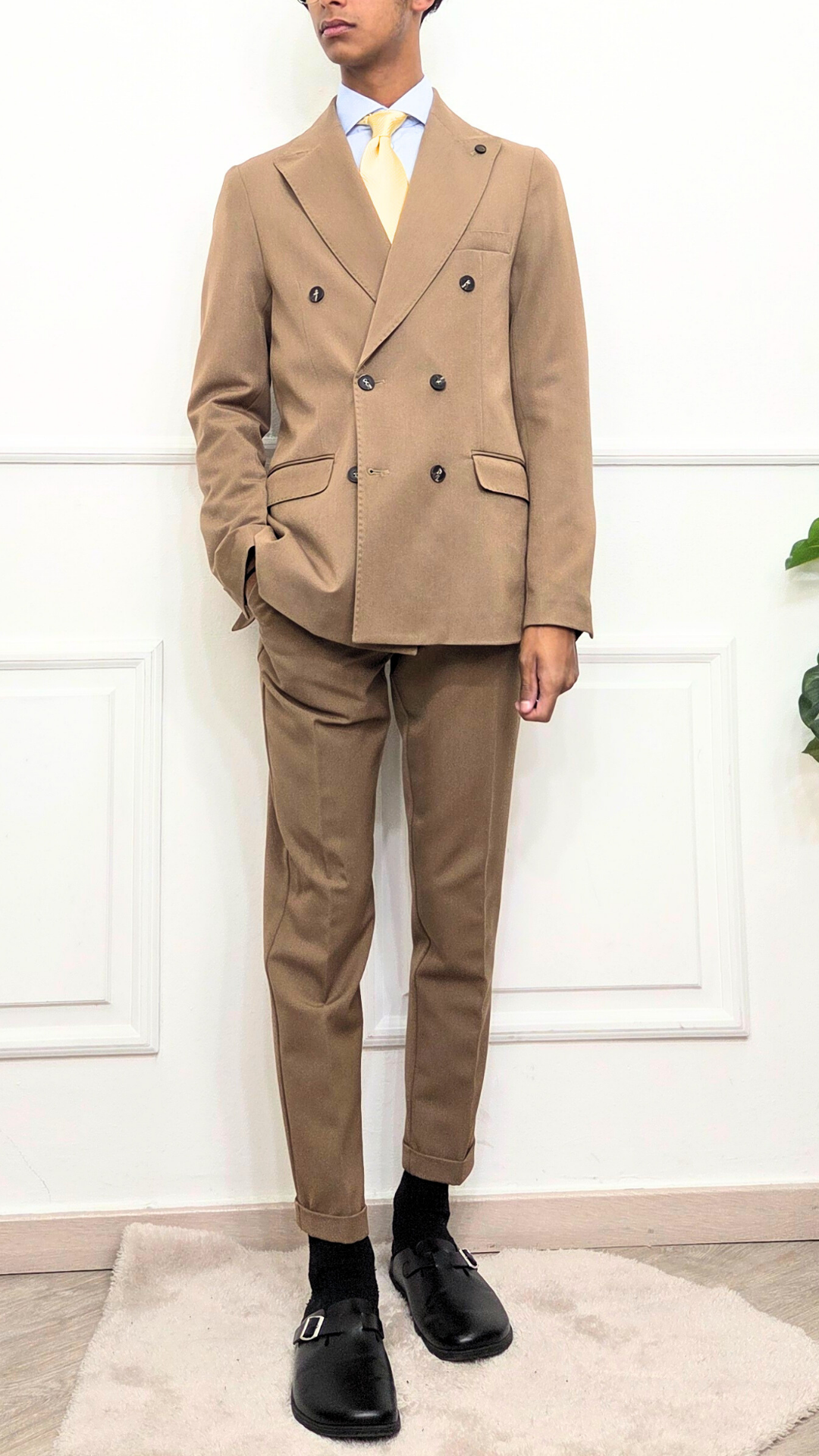 Abito doppiopetto biscotto - BLACKSVNDAY