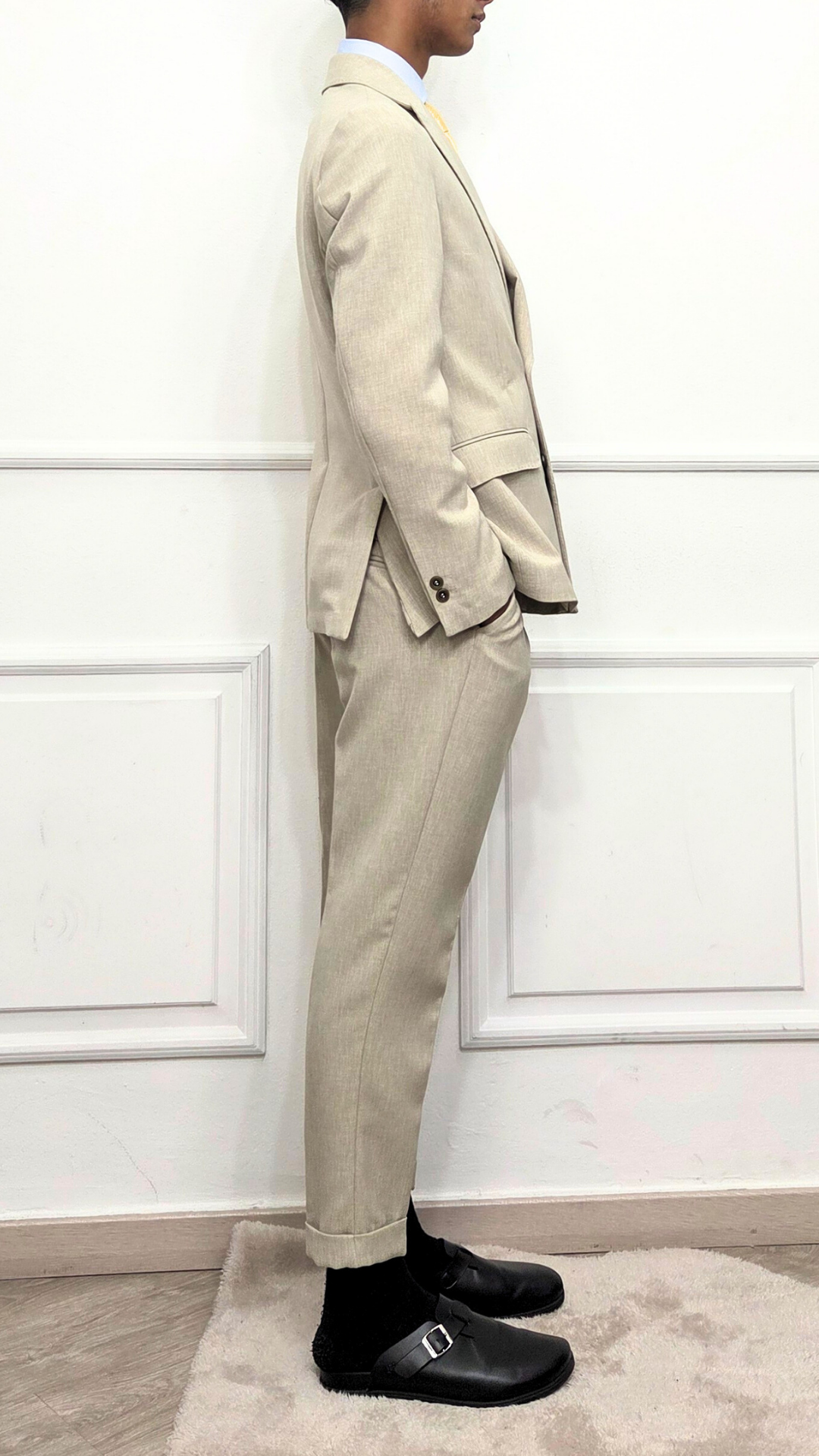 Abito doppiopetto Champagne - BLACKSVNDAY