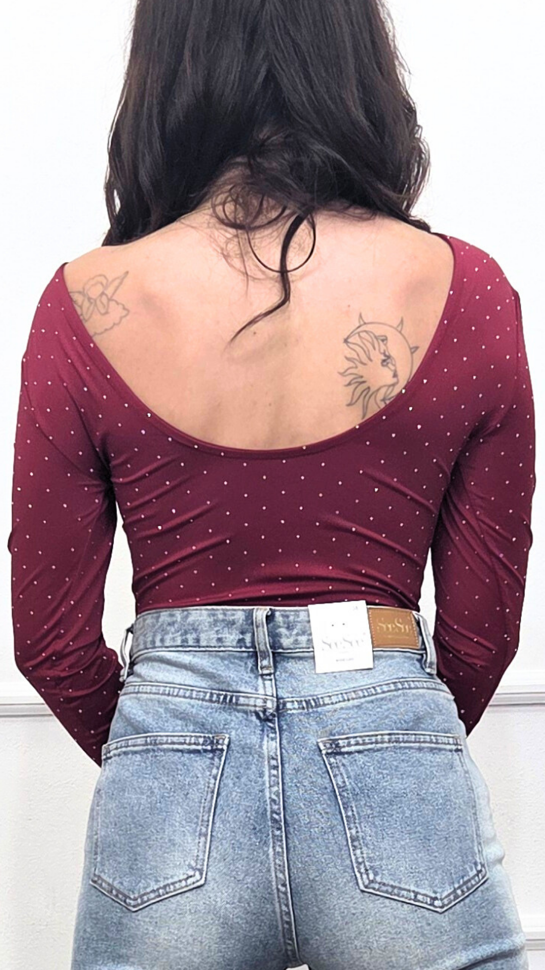 BODY CON BRILLANTINI - VINCEOTTO