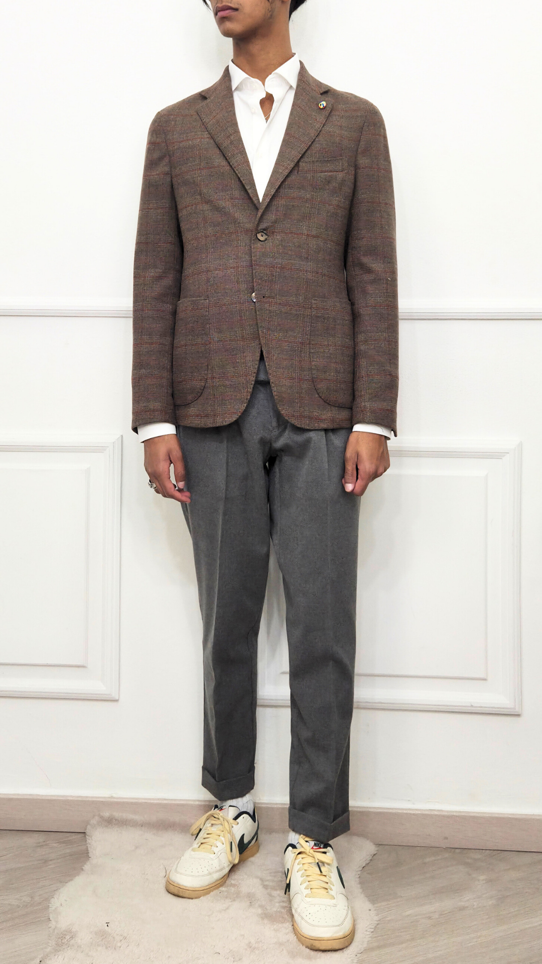 Completo brown check - BLACKSVNDAY