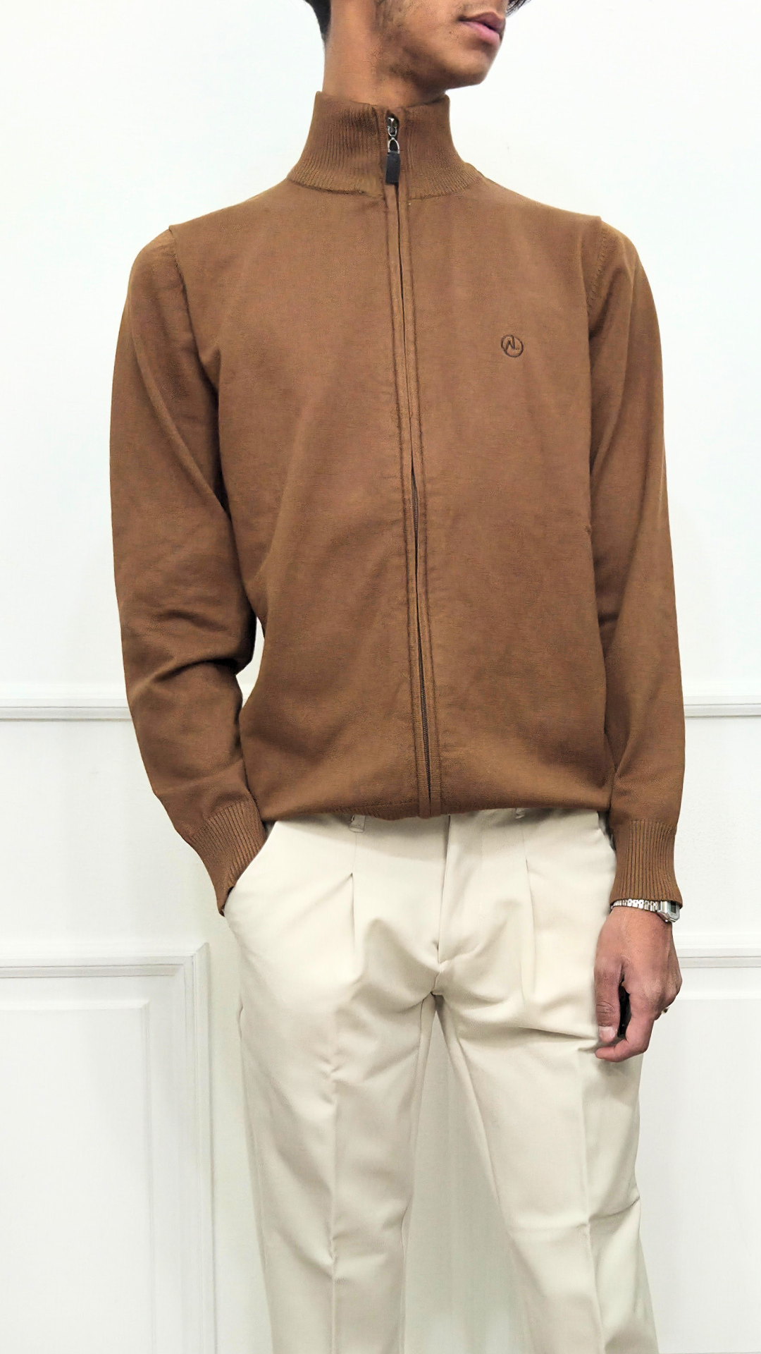 Maglia con zip - ALEANDRO LA CORTE